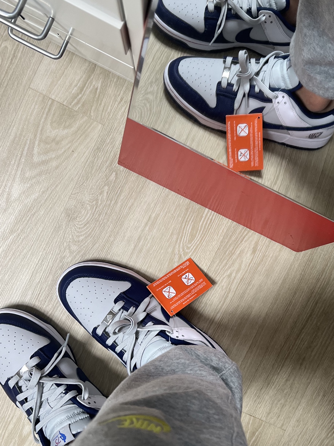 Nike x NBA Dunk Low Retro EMB Nets 착용 스타일