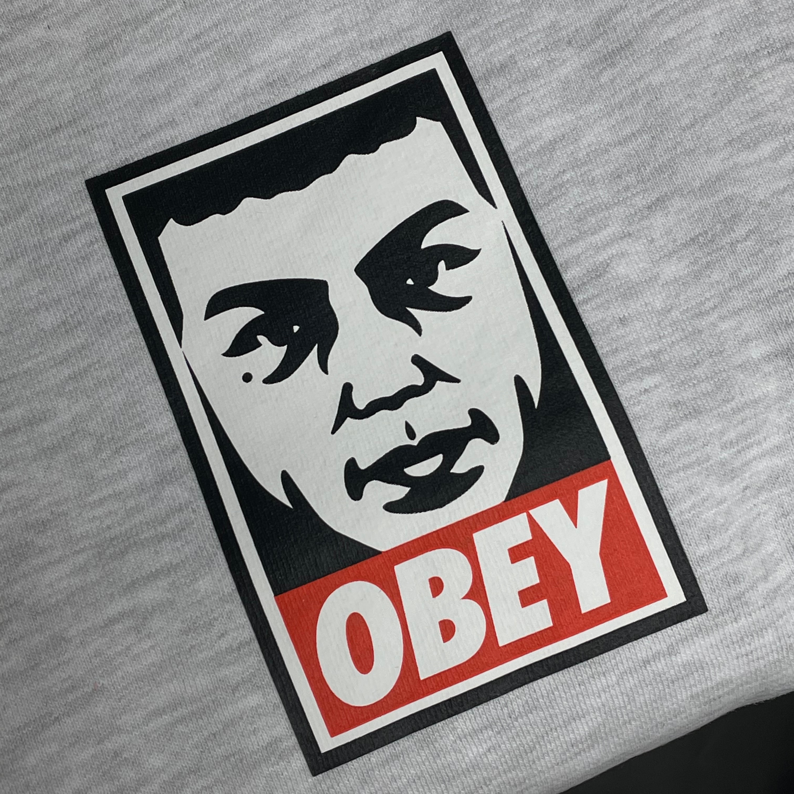 IAB Studio x Obey Beenzino Icon Crew Ash Gray 착용 스타일