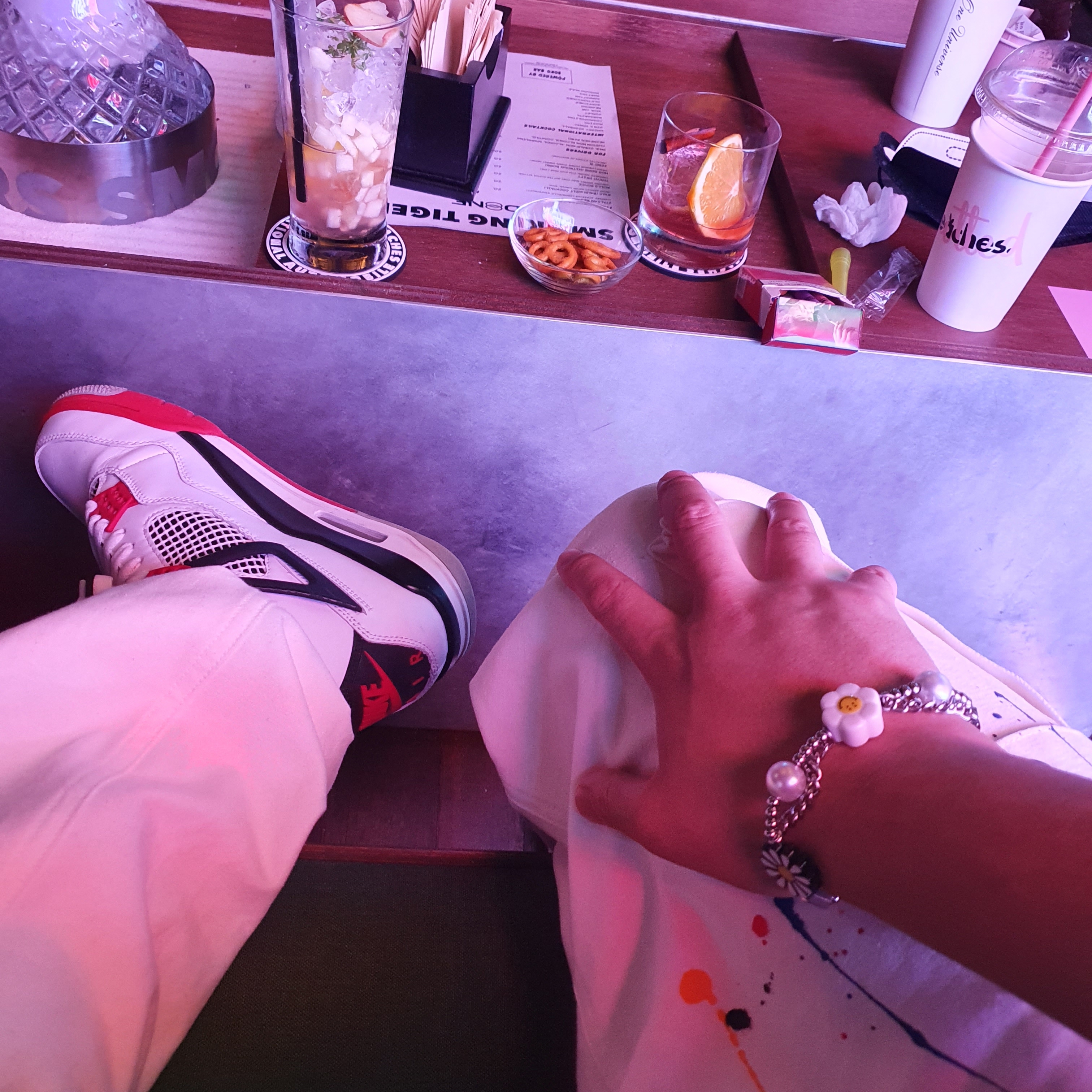 Jordan 4 Retro OG Fire Red 2020 착용 스타일