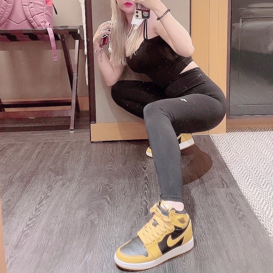 (GS) Jordan 1 Retro High OG Pollen 착용 스타일