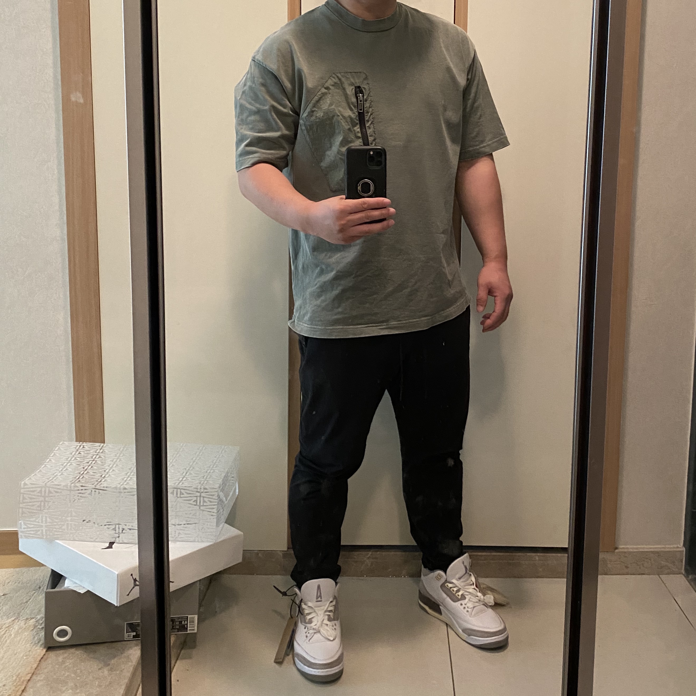 (W) Jordan 3 x A Ma Maniere Retro SP 착용 스타일