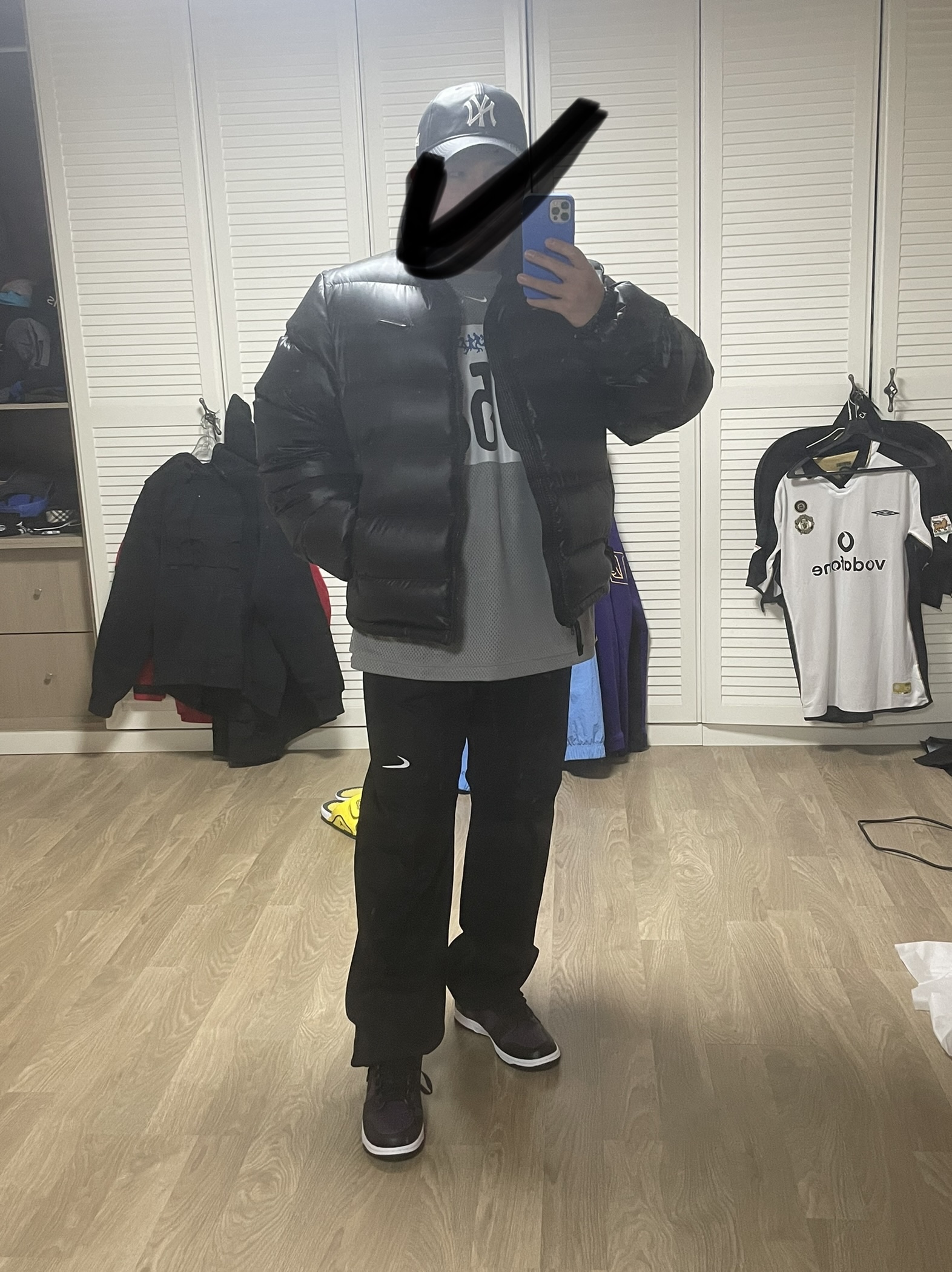 Nike x Drake Nocta NRG Hoodie Black - US/EU, Nike x Off-White NRG Pants Black 착용 스타일 - 3