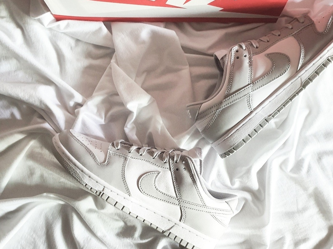Nike Dunk Low Retro Grey Fog 착용 스타일 - 1