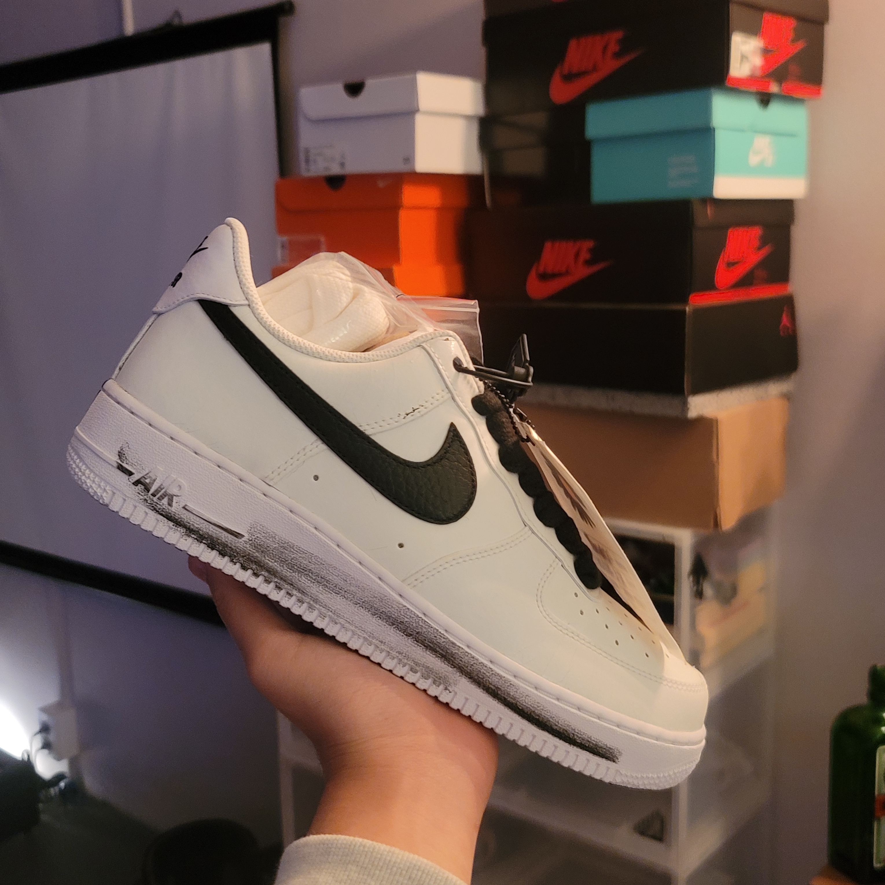 Nike x Peaceminusone Air Force 1 Low Para-Noise 2.0 착용 스타일