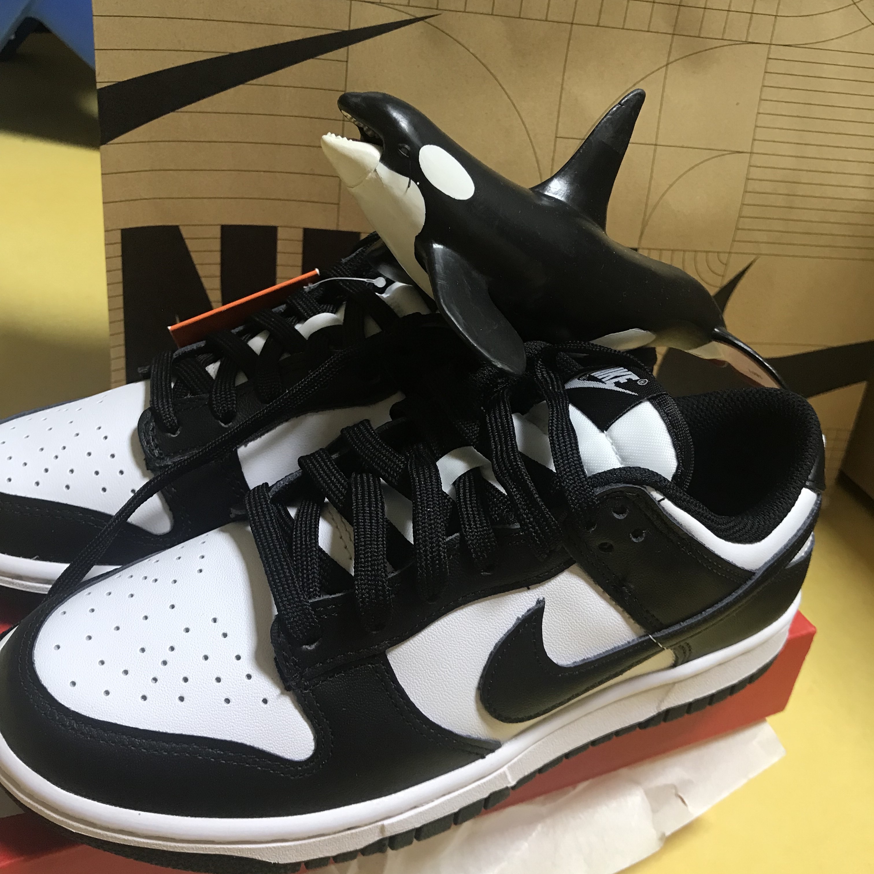 (W) Nike Dunk Low Black 착용 스타일