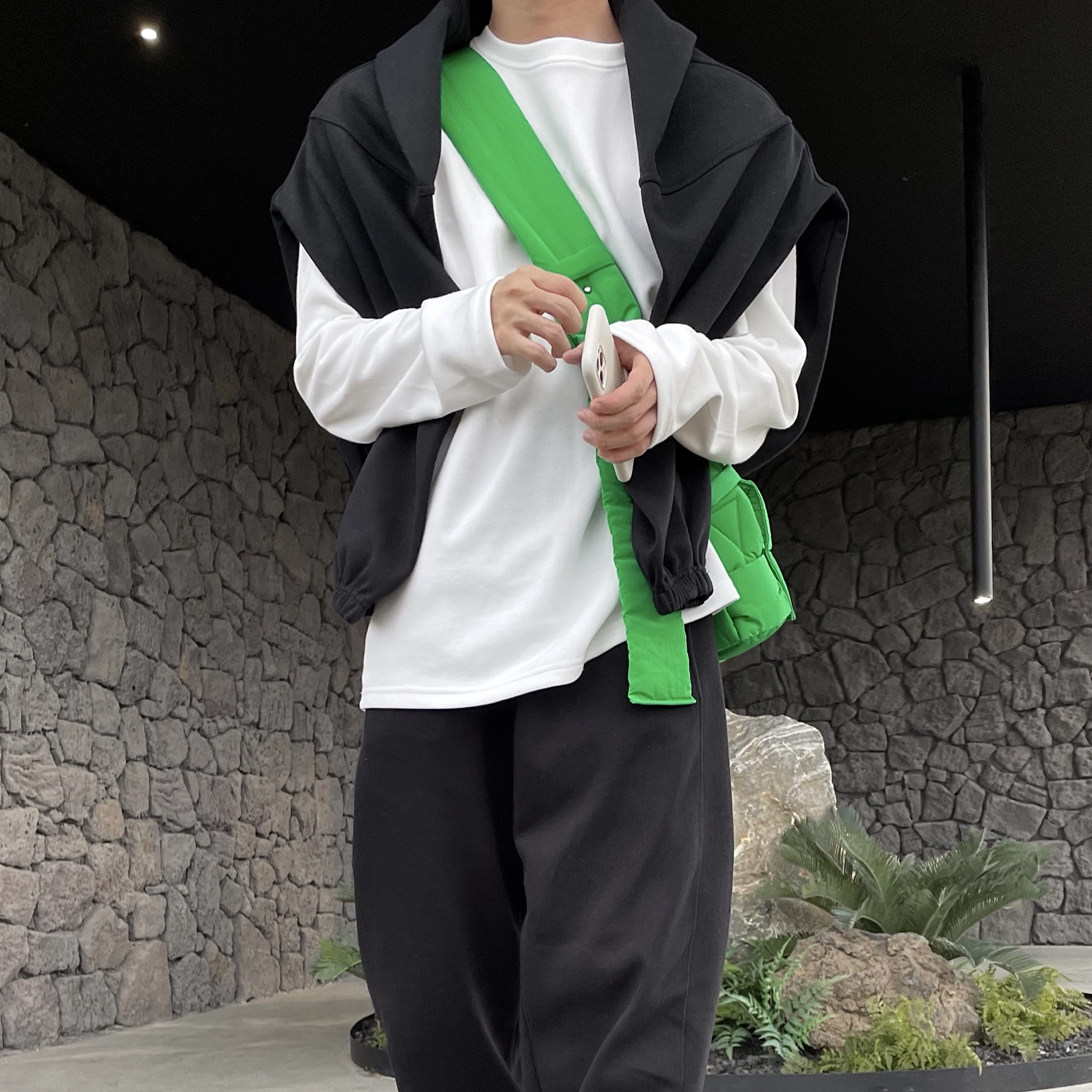 (W) Jordan 1 Retro High OG Lucky Green 착용 스타일 - 4