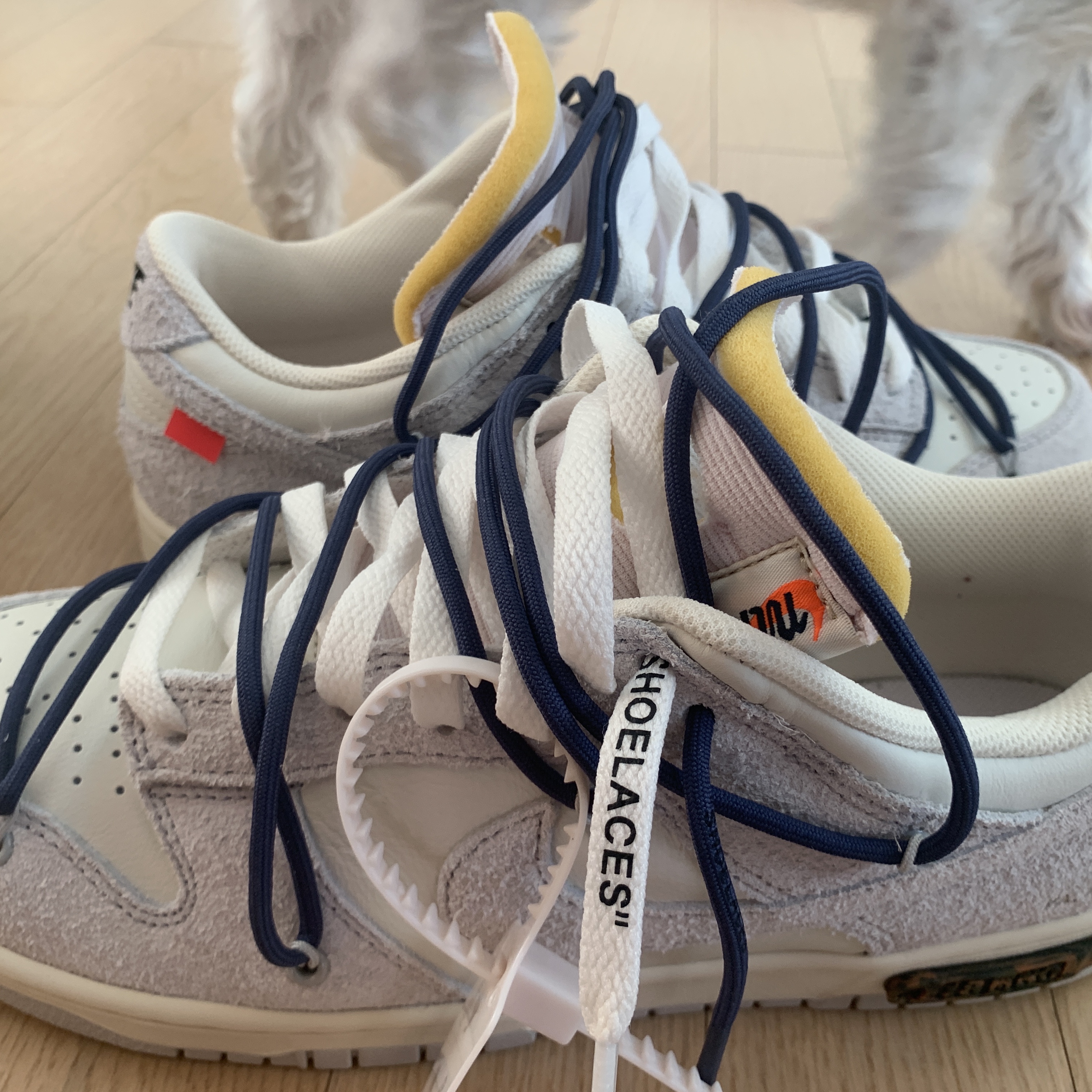 Nike x Off-White Dunk Low The 50 - Lot 18 착용 스타일 - 2
