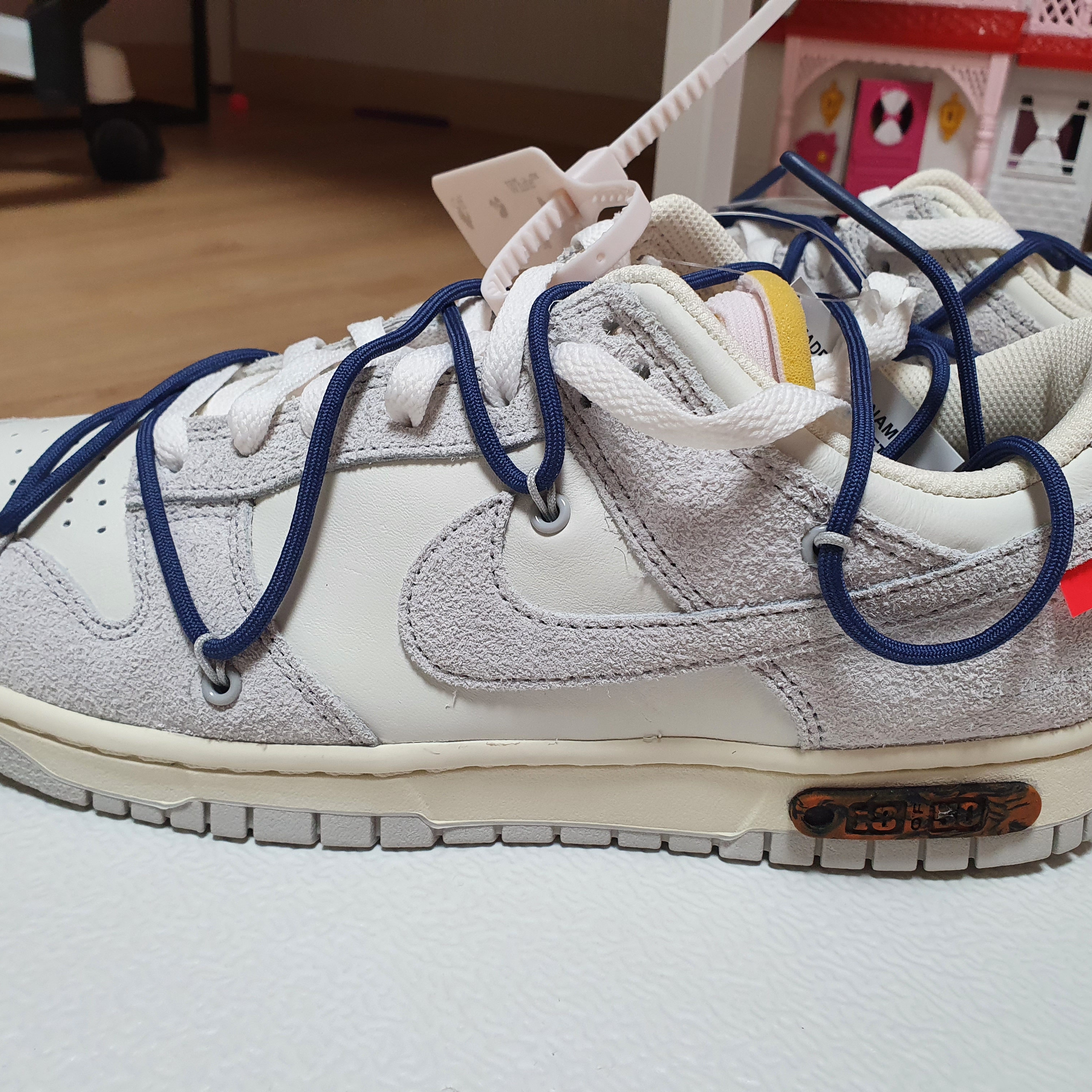 Nike x Off-White Dunk Low The 50 - Lot 18 착용 스타일 - 1