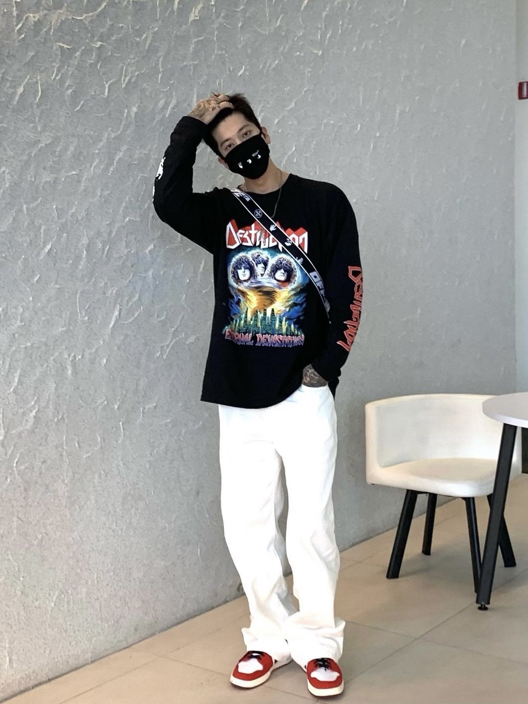 Jordan 1 KO Chicago 2021 착용 스타일 - 1