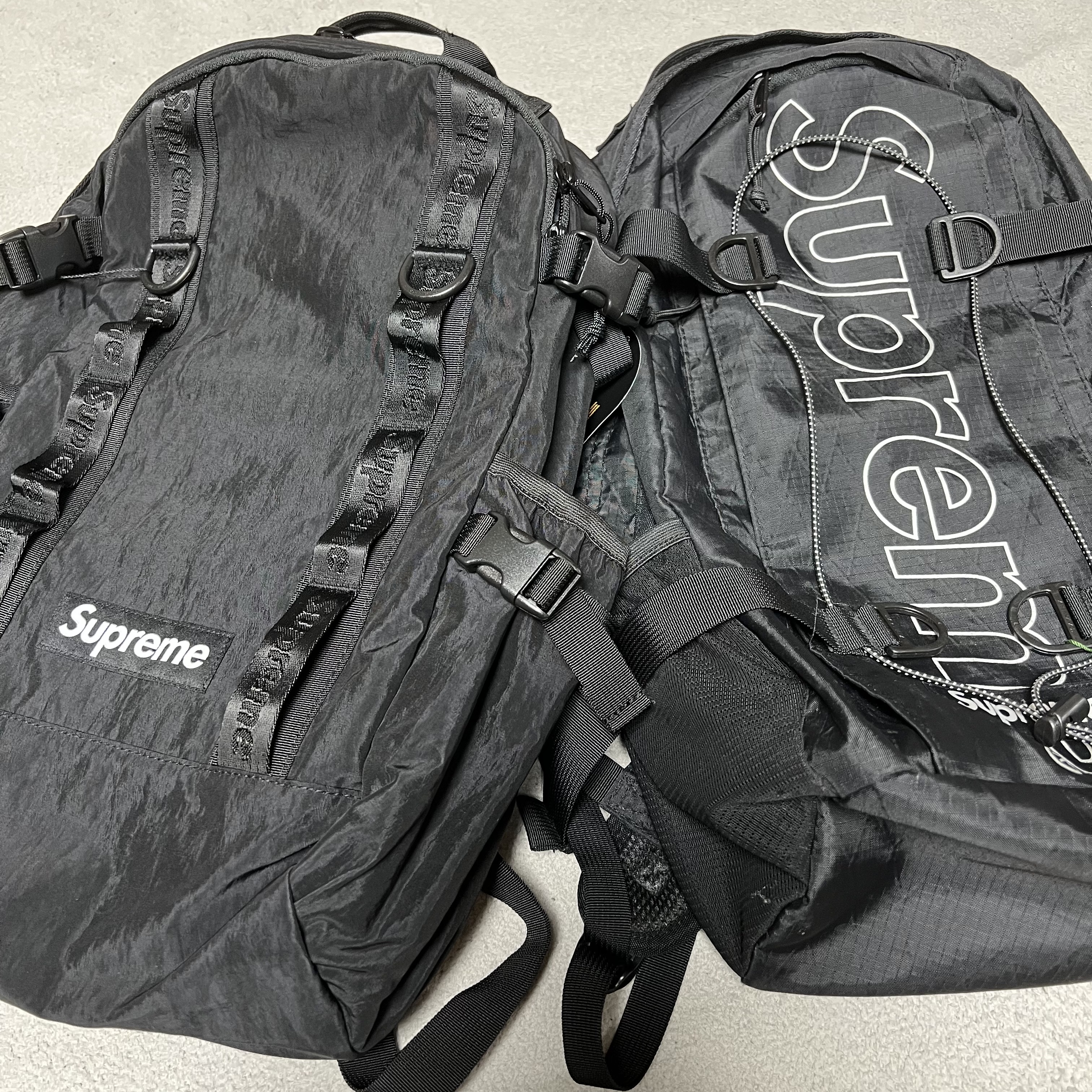 Supreme Backpack Black - 20FW, Supreme Backpack Black - 18FW 착용 스타일 - 1