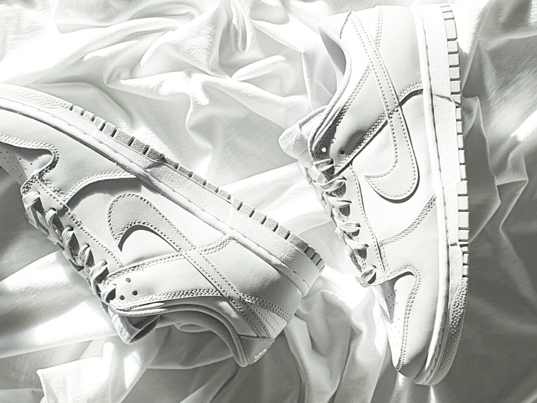 Nike Dunk Low Retro Grey Fog 착용 스타일 - 5