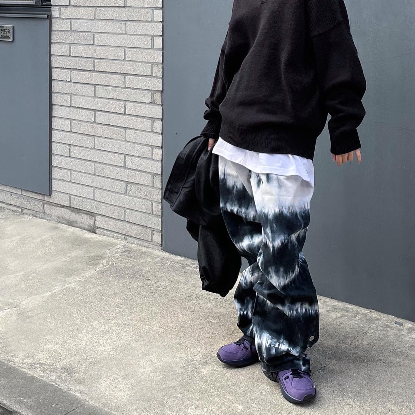 Nike ACG Air Mowabb Gravity Purple 착용 스타일 - 2