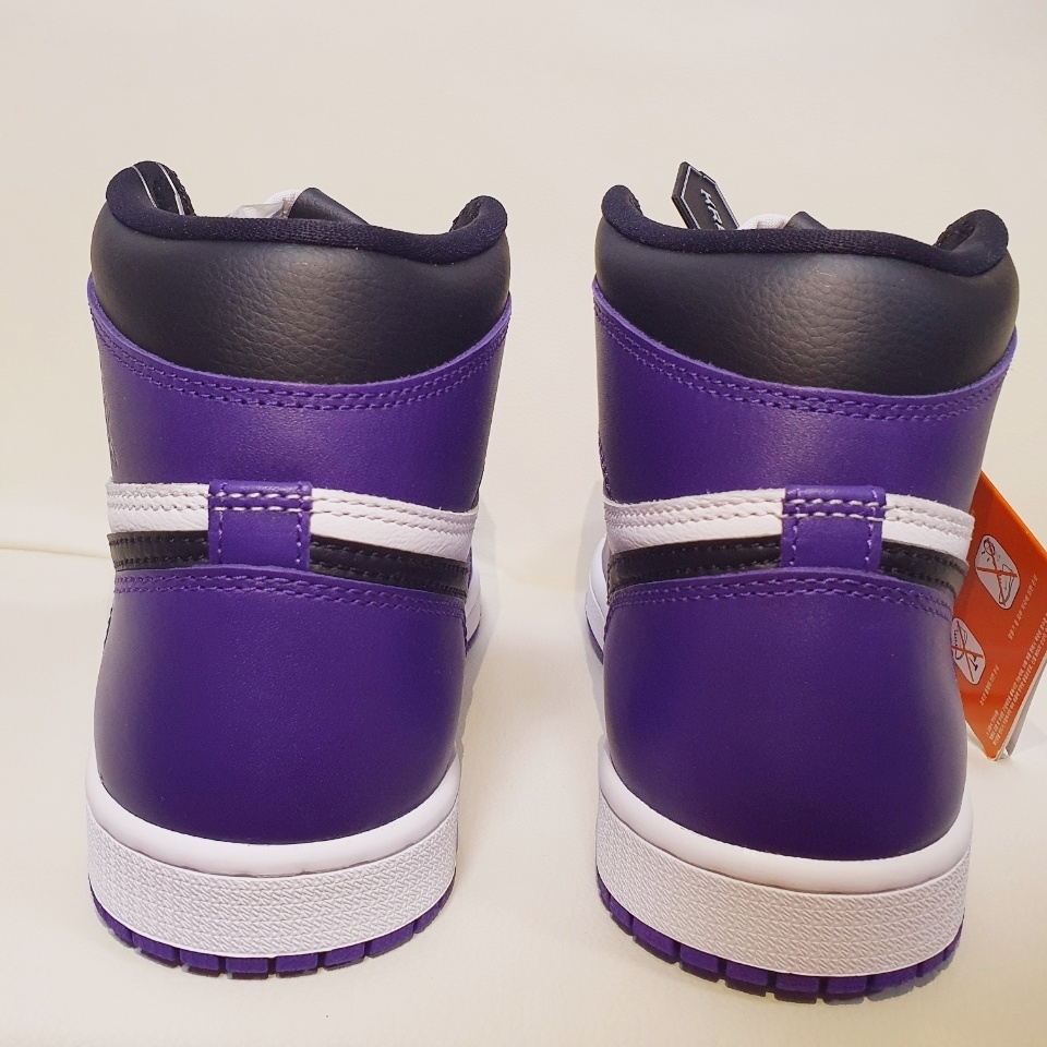 Jordan 1 Retro High OG Court Purple 2020 착용 스타일 - 4