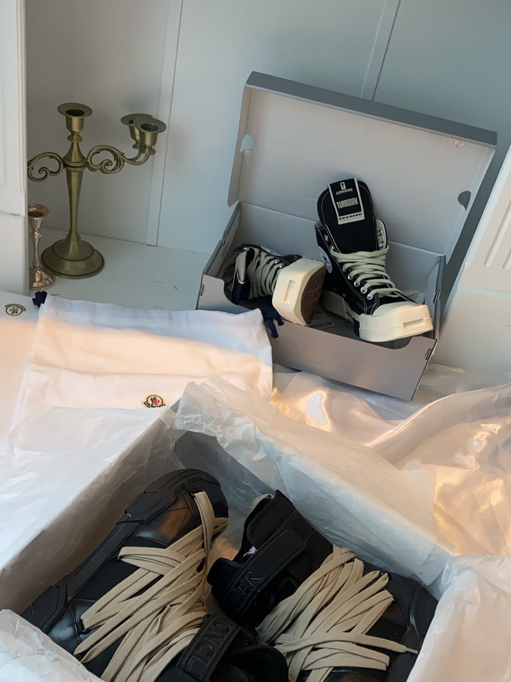 Converse x Drkshdw Turbodrk Chuck 70 Hi Black 착용 스타일 - 2
