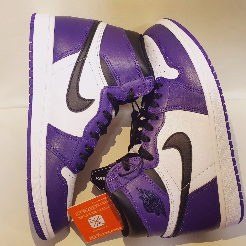 Jordan 1 Retro High OG Court Purple 2020 착용 스타일 - 2