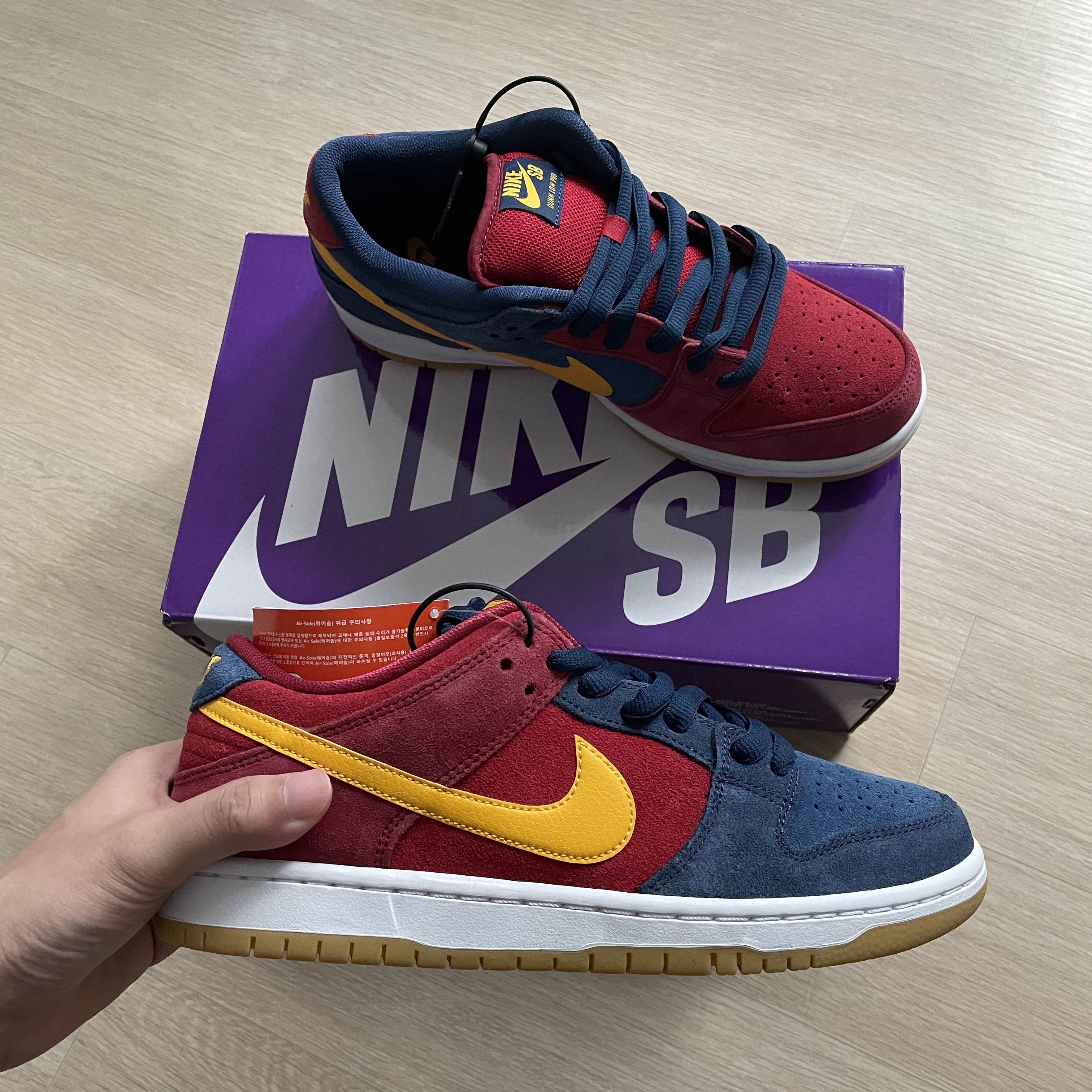 Nike SB Dunk Low Pro Premium Barcelona 착용 스타일 - 2