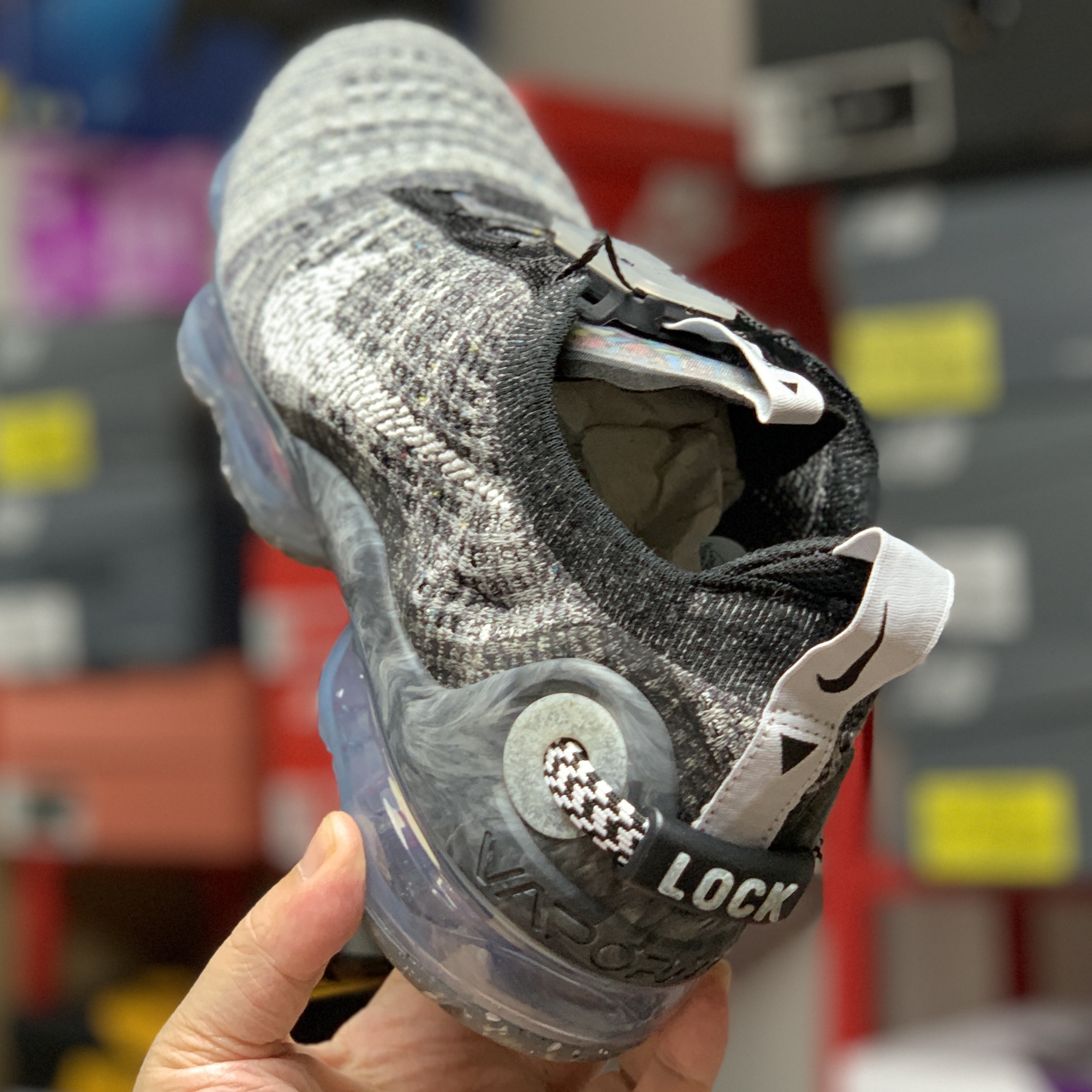 Nike Air VaporMax 2020 Flyknit Oreo 착용 스타일 - 2