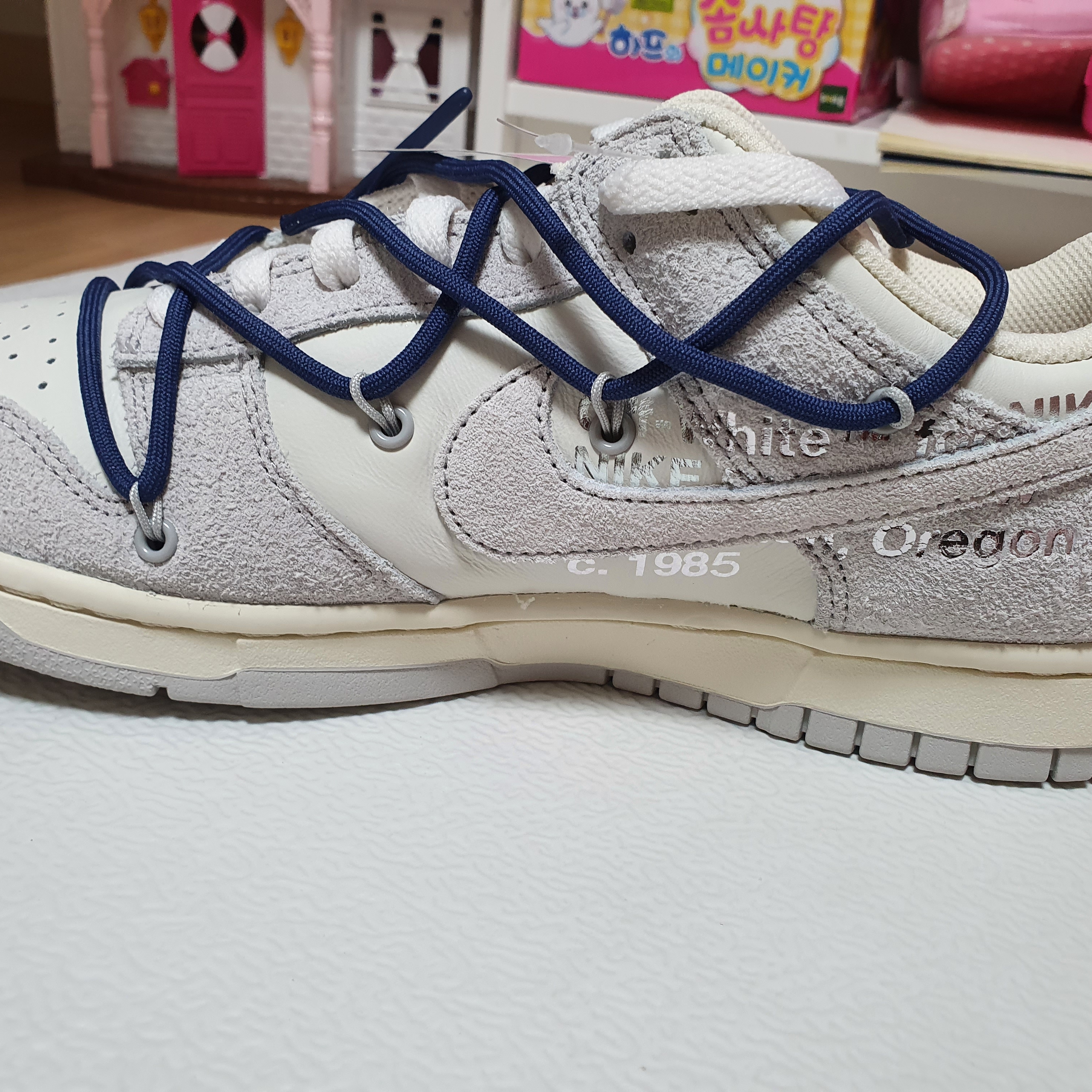 Nike x Off-White Dunk Low The 50 - Lot 18 착용 스타일 - 3