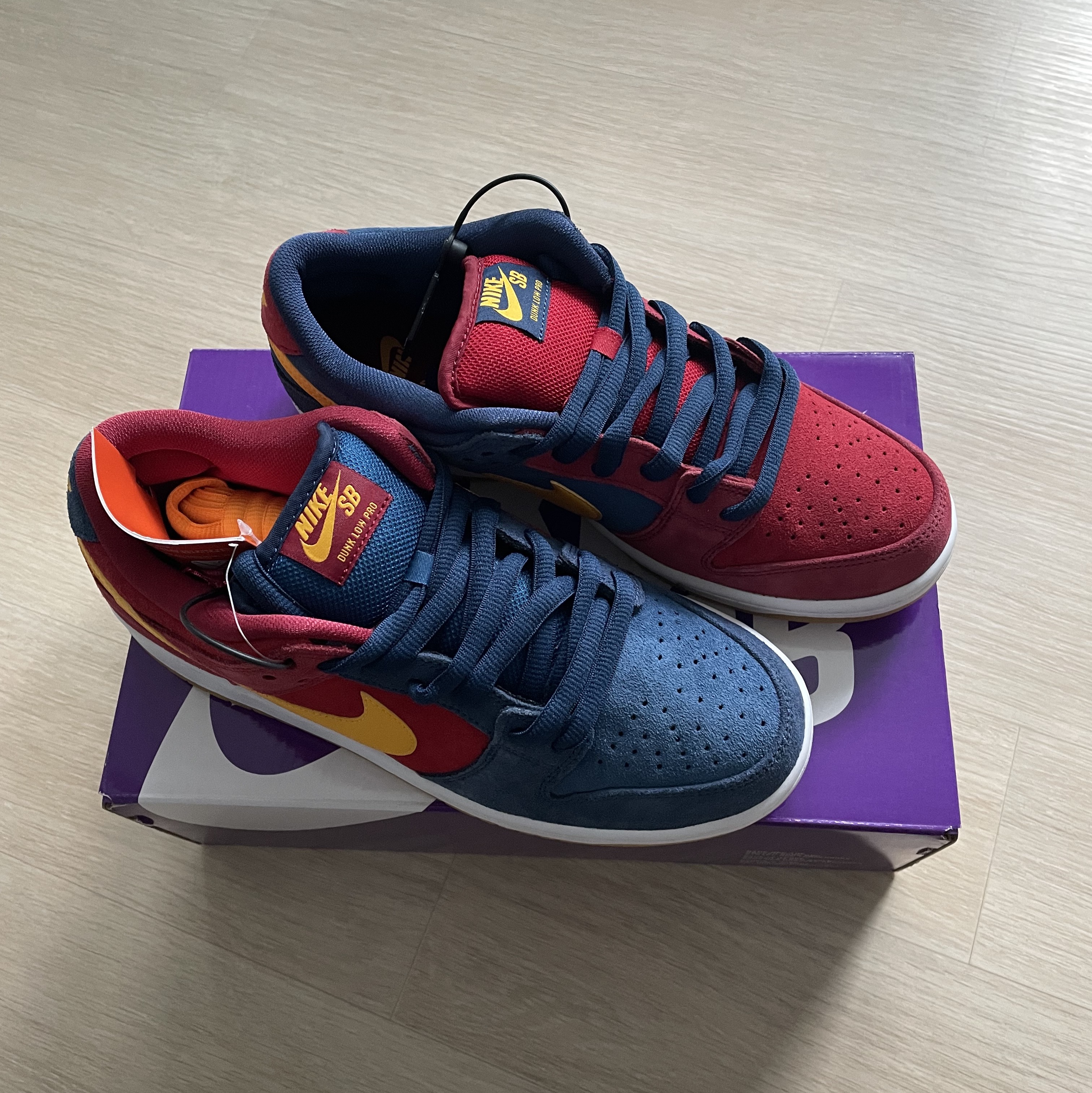 Nike SB Dunk Low Pro Premium Barcelona 착용 스타일 - 1