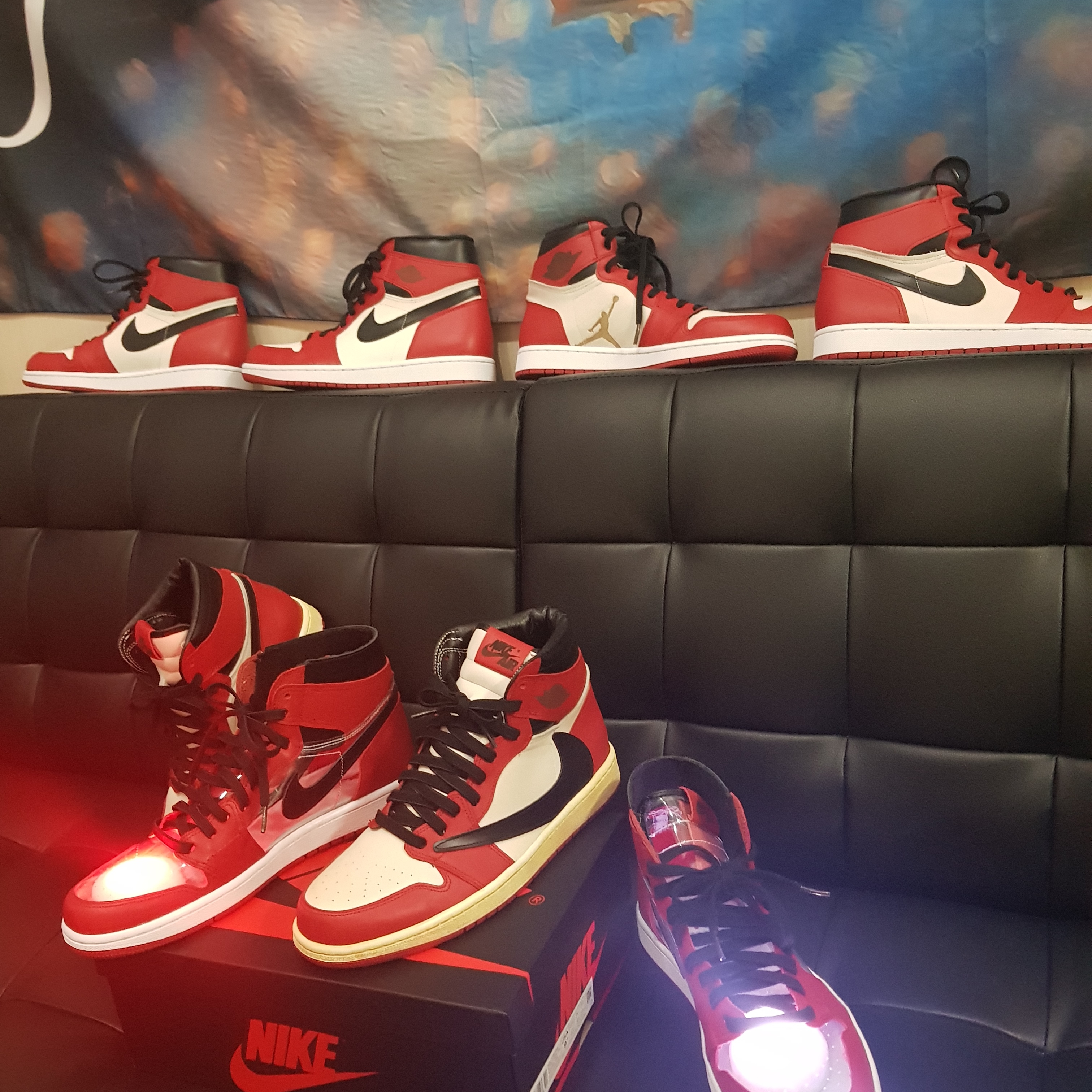 Jordan 1 Low White Red Black, (GS) Jordan 1 Low White Red Black 착용 스타일 - 3
