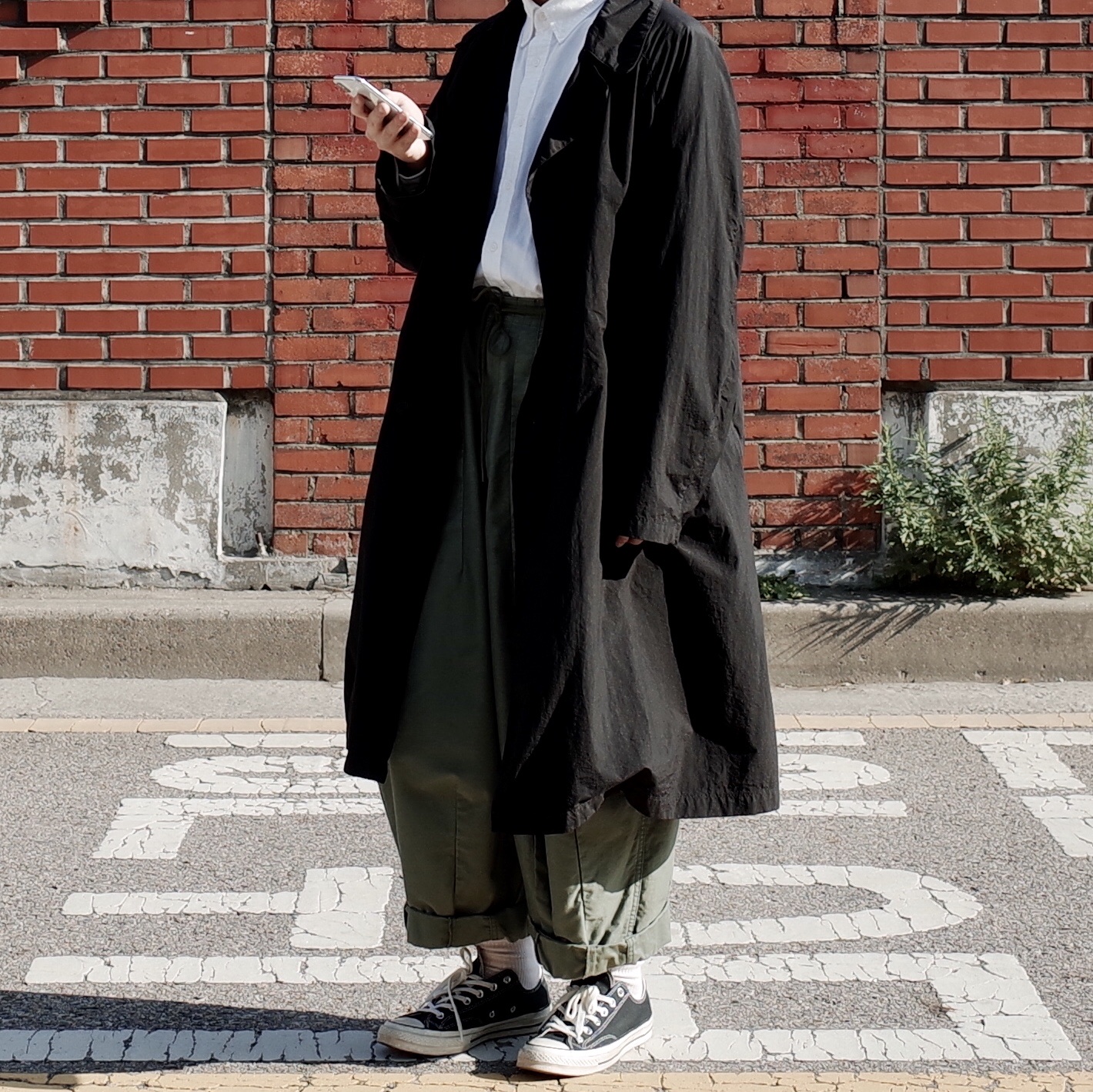 Converse Chuck 70 Ox Black - Standard 착용 스타일