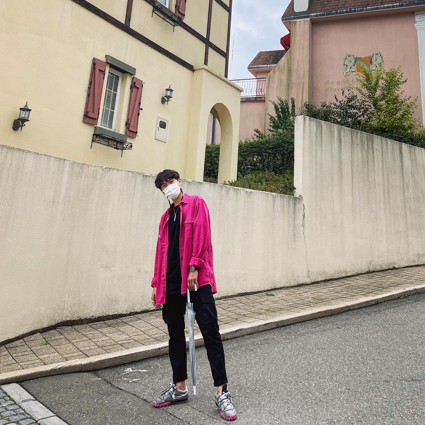 (W) Nike x Off-White Waffle Racer Black 착용 스타일 - 2