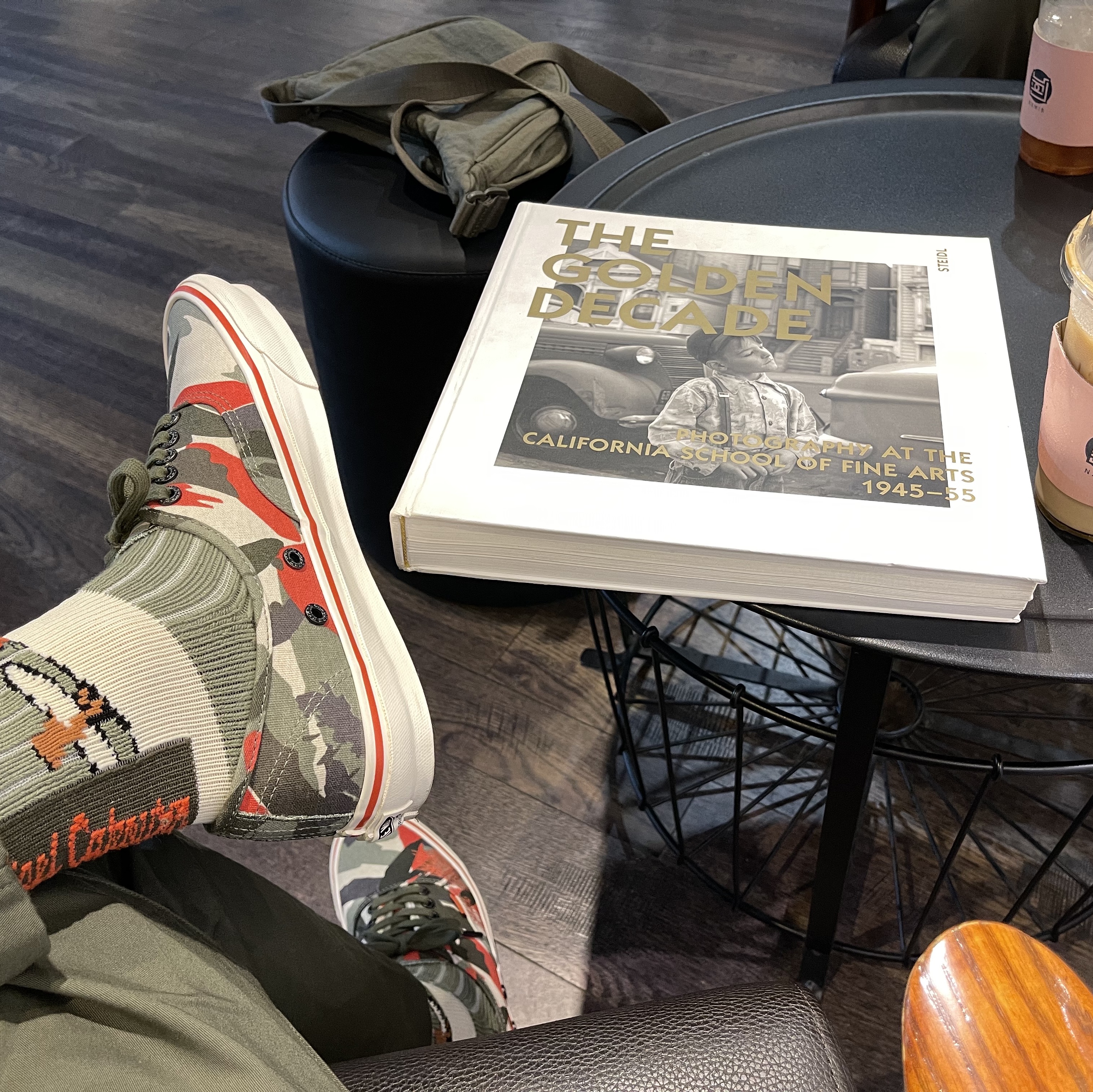 Vans Vault x Nigel Cabourn OG Authentic LX Army Green Camo, Nike ACG Cargo Pants Cargo Khaki - US/EU 착용 스타일 - 4