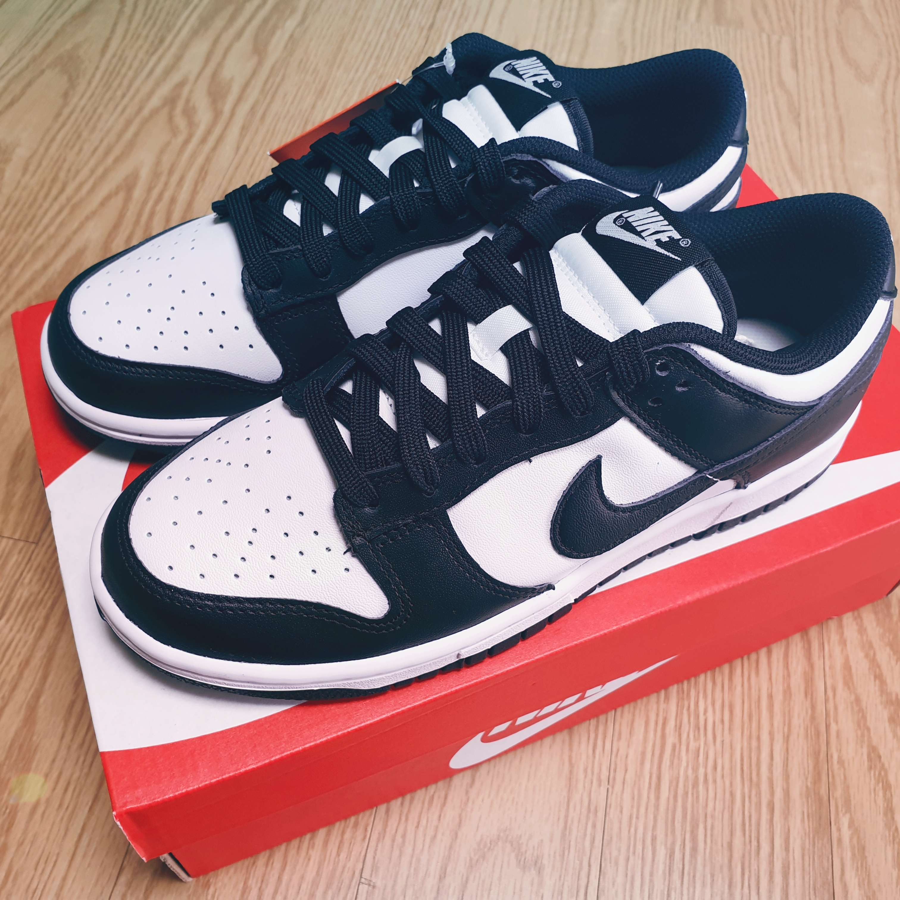 (W) Nike Dunk Low Black 착용 스타일