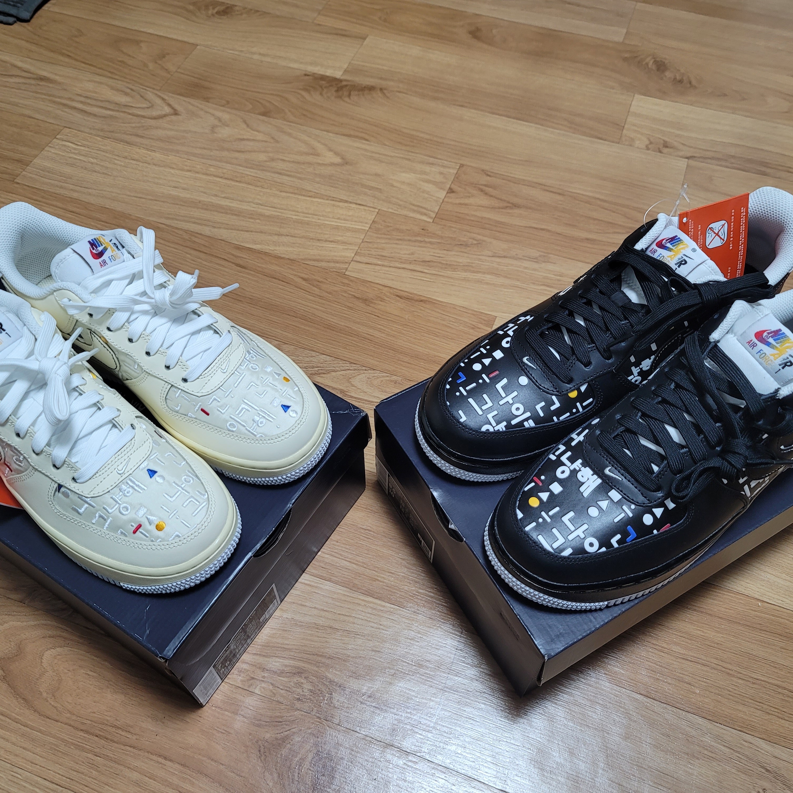(W) Nike Air Force 1 '07 LV8 Hangul Day, Nike Air Force 1 '07 LV8 Hangul Day 착용 스타일