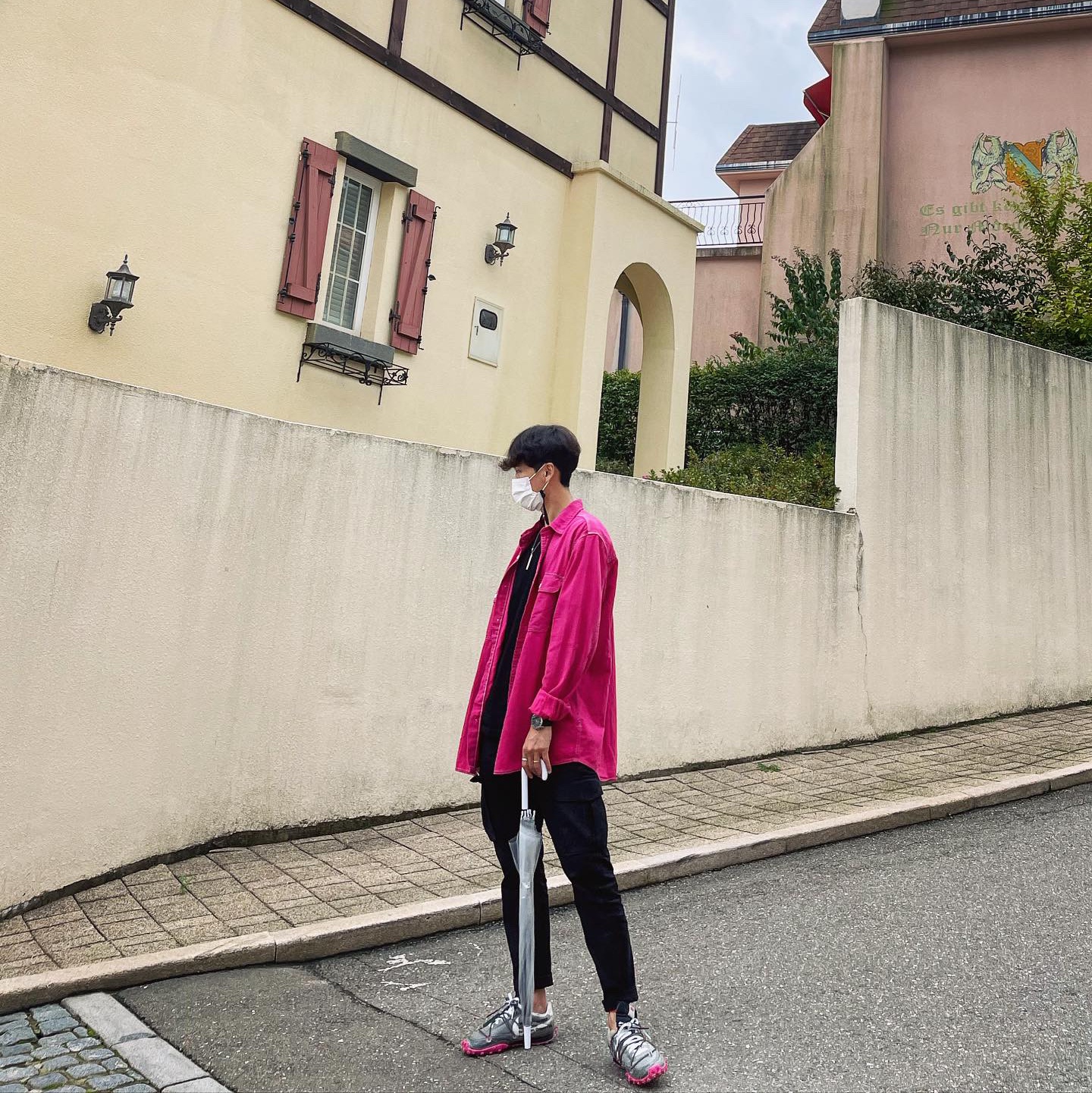 (W) Nike x Off-White Waffle Racer Black 착용 스타일 - 3