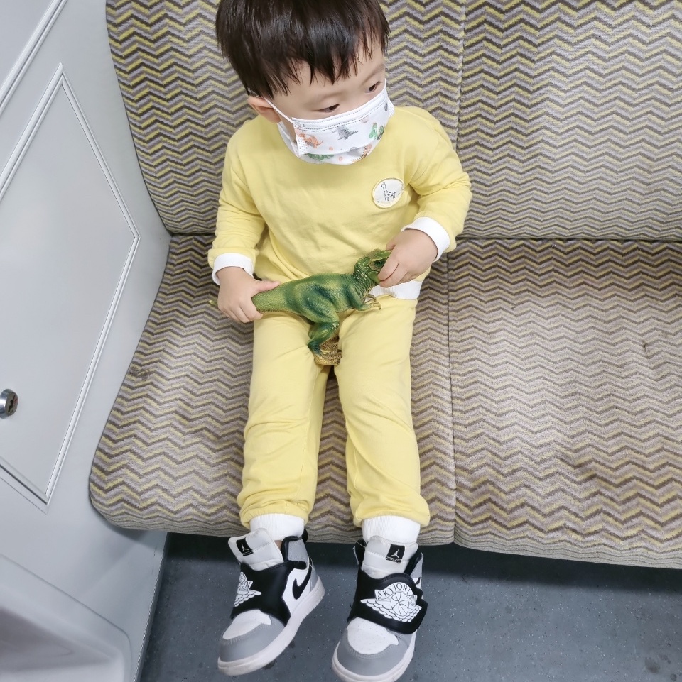 (TD) Sky Jordan 1 Particle Grey 착용 스타일