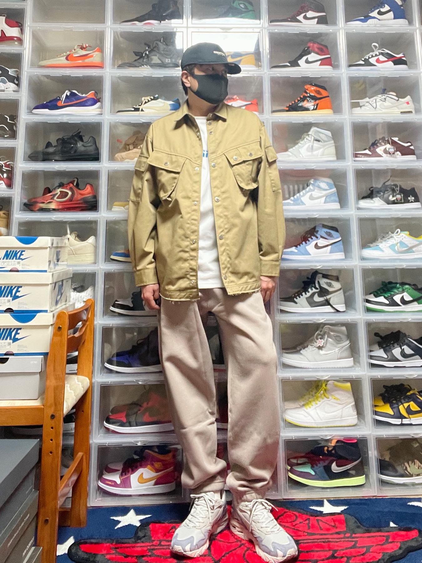 Nike NRG Solo Swoosh Fleece Pants Malt - Asia 착용 스타일