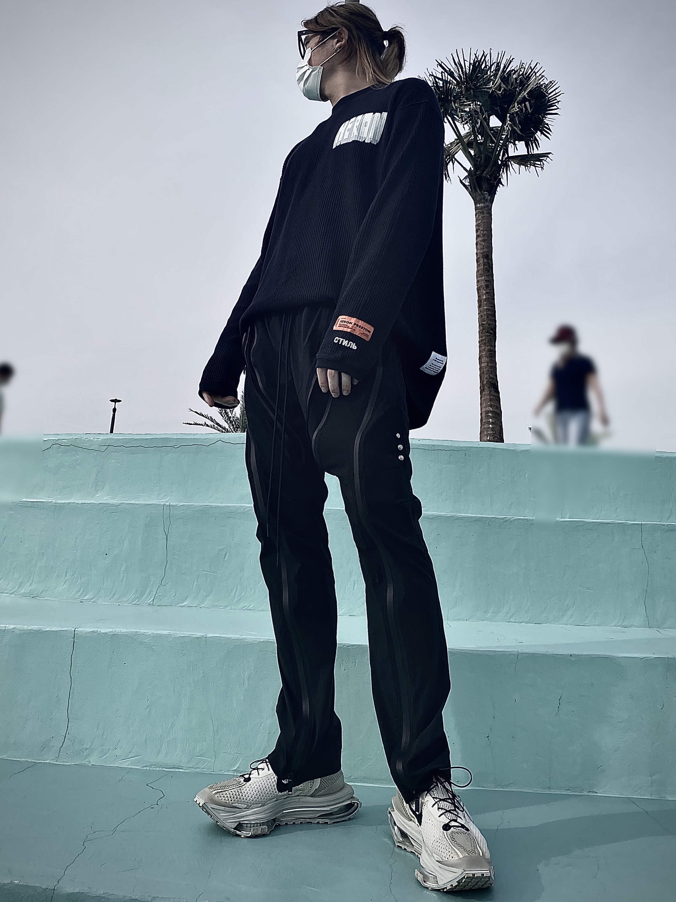 Nike x Matthew M Williams Zoom 004 Stone 착용 스타일