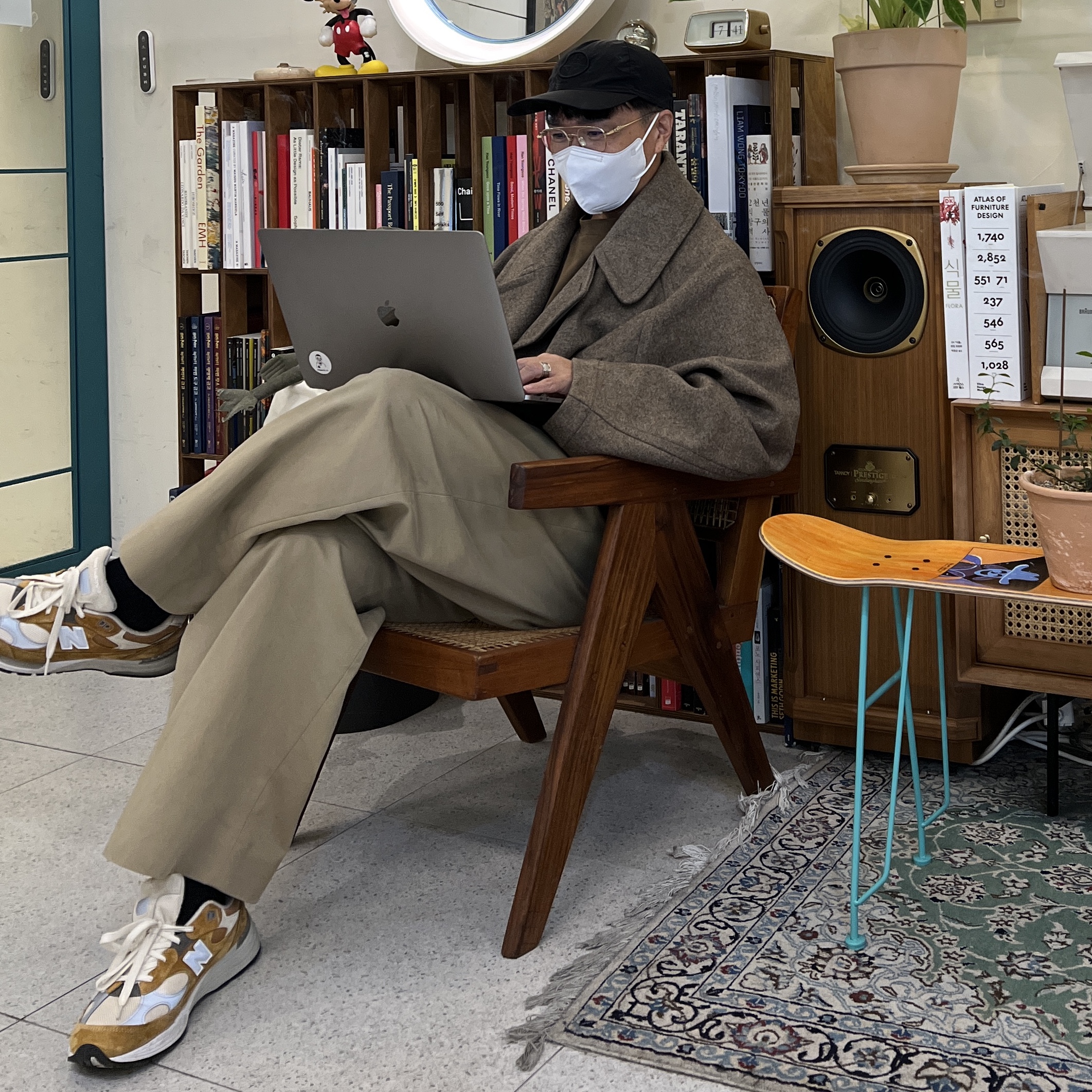 New Balance x Packer 992 Made in USA 착용 스타일 - 2