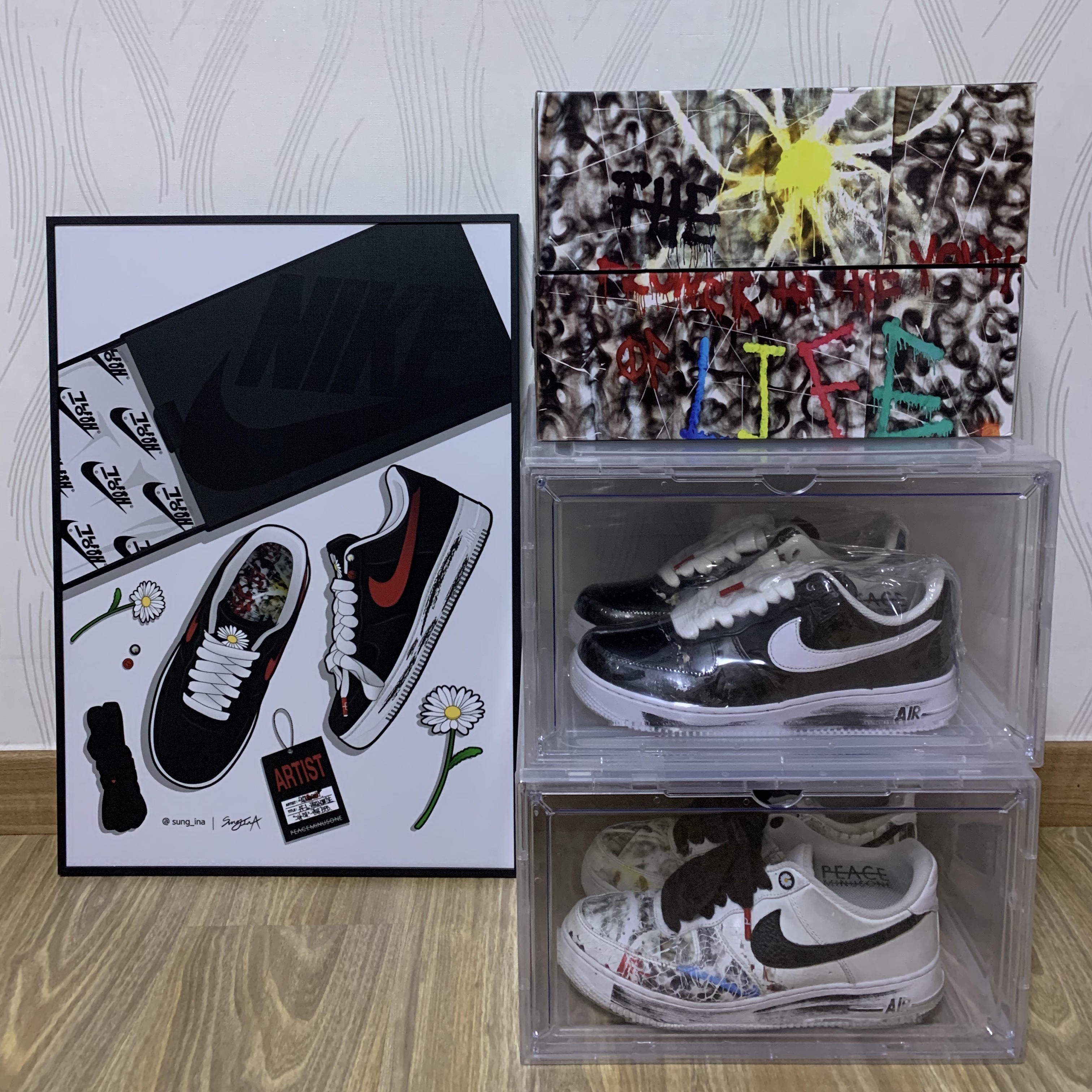 Nike x Peaceminusone Air Force 1 Low Para-Noise 2.0, Nike x Peaceminusone Air Force 1 Low Para-Noise 착용 스타일
