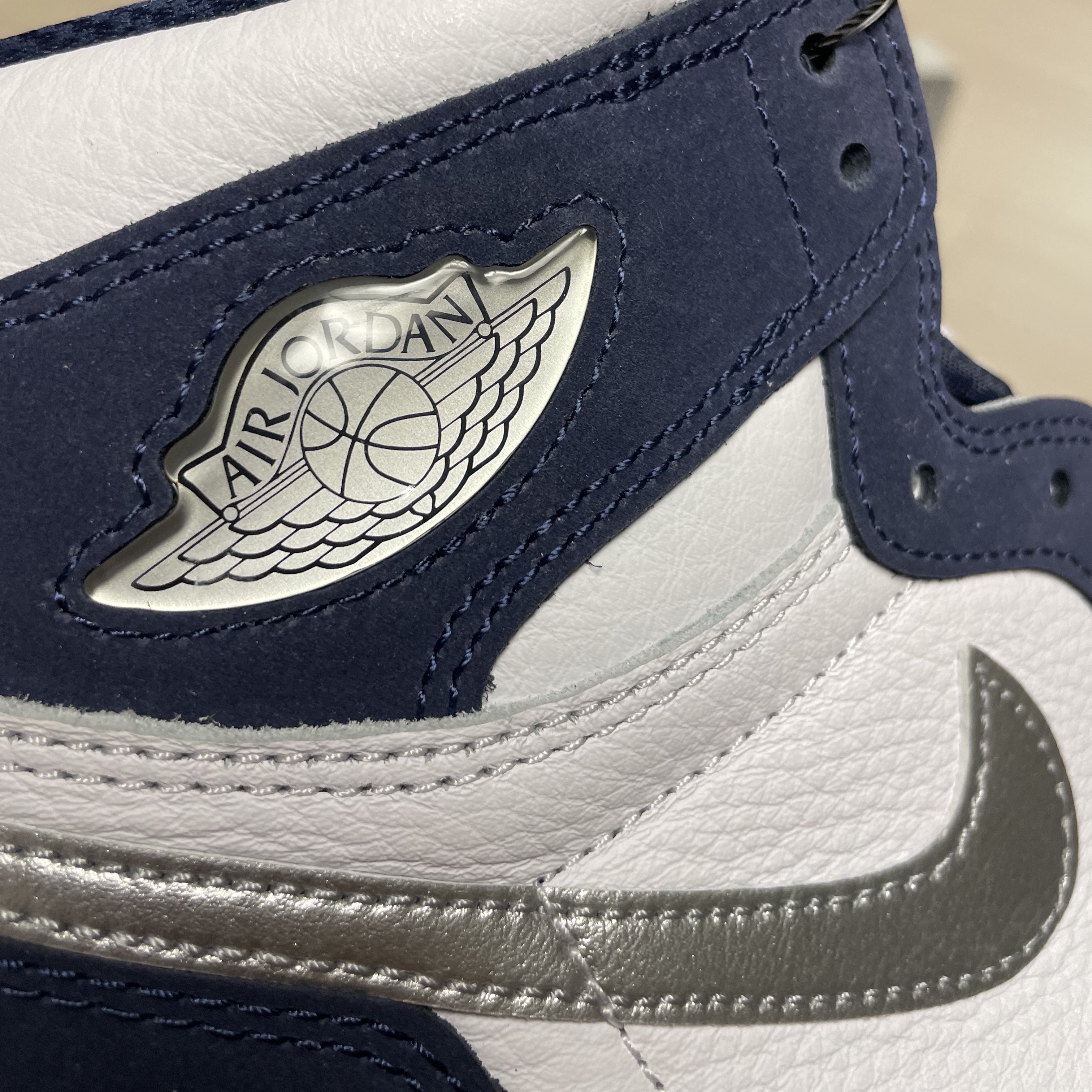 Jordan 1 Retro High OG CO.JP Midnight Navy 착용 스타일 - 4