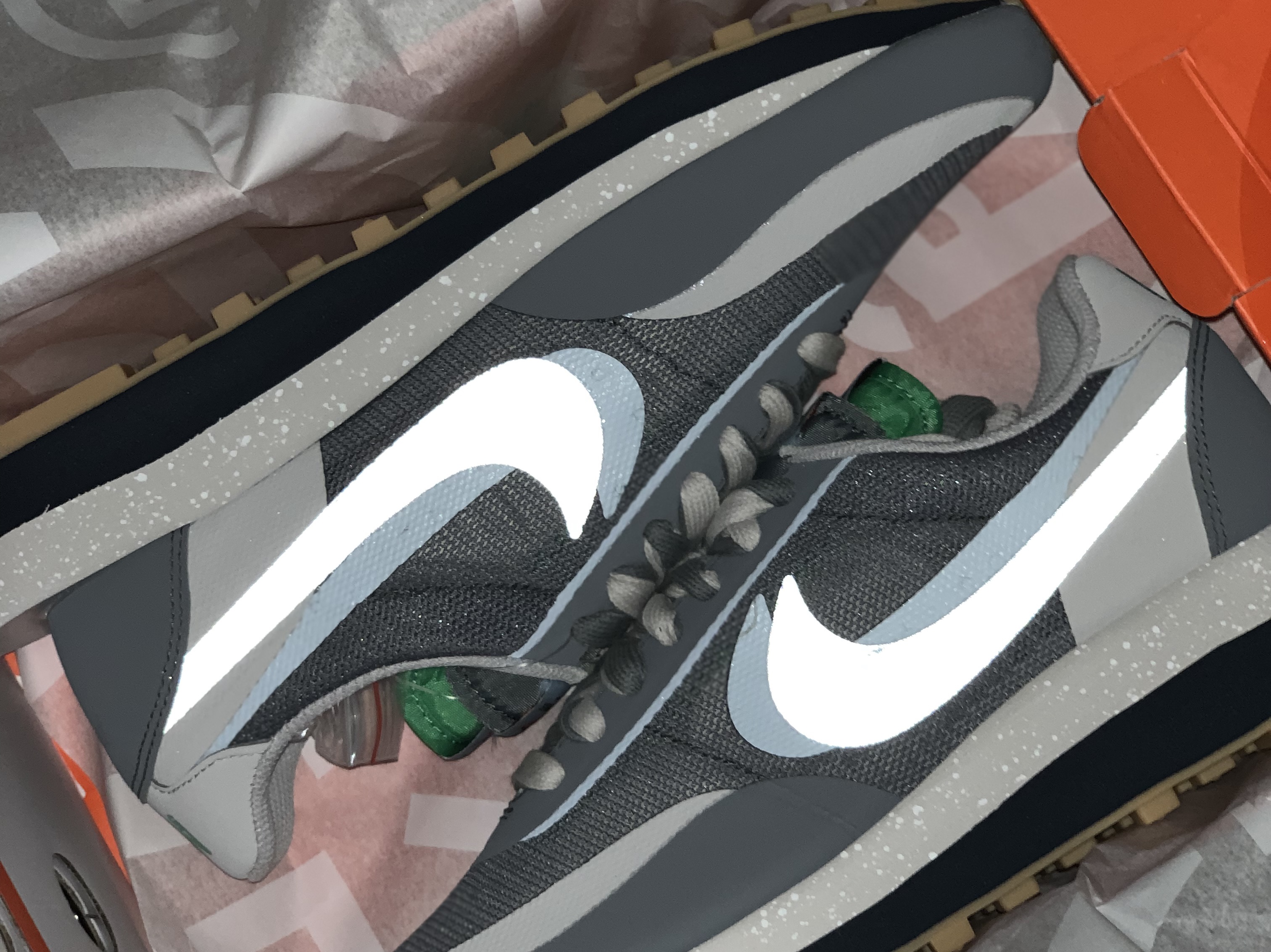 Nike x Sacai x Clot LDWaffle Cool Grey 착용 스타일