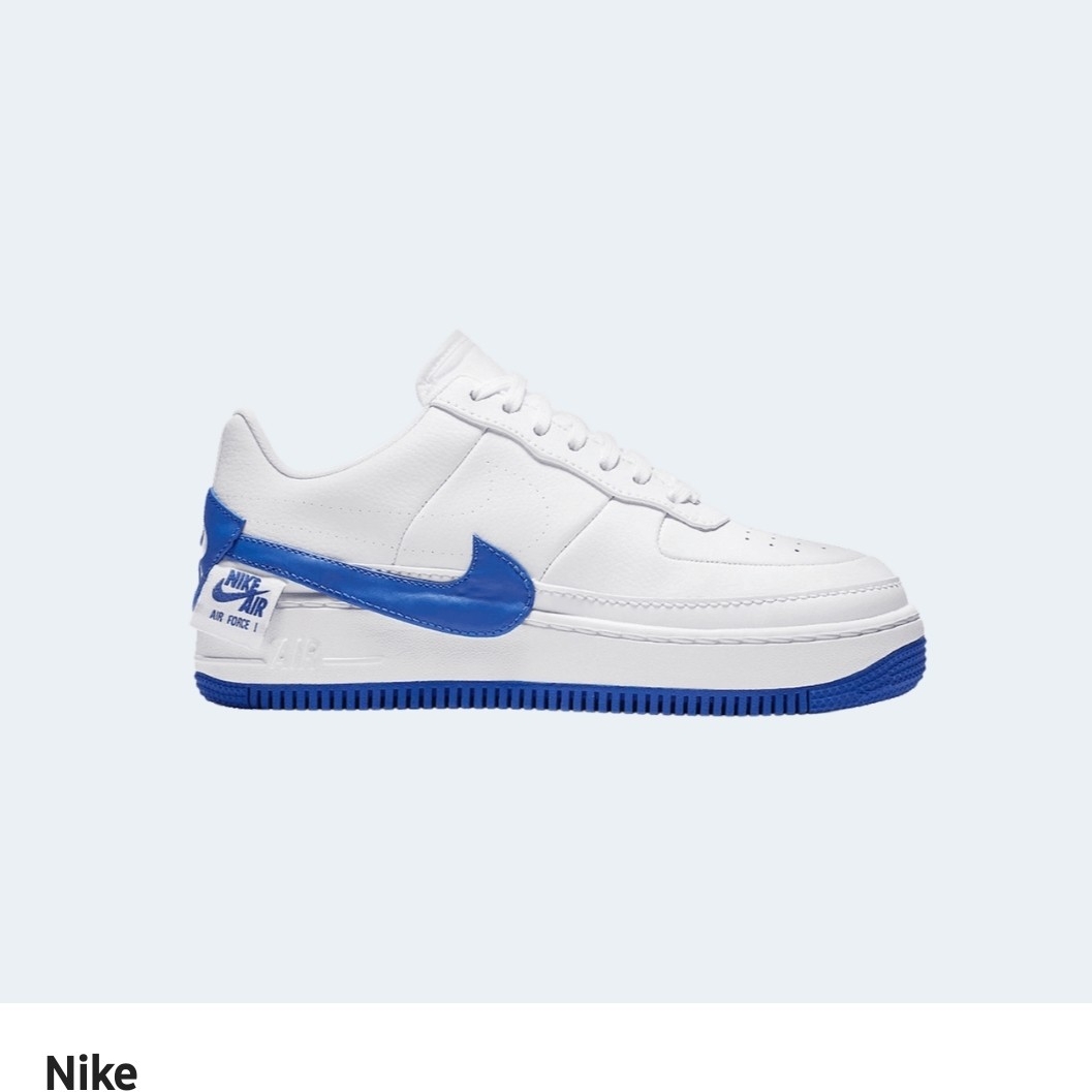 (W) Nike Air Force 1 Jester White Game Royal 착용 스타일