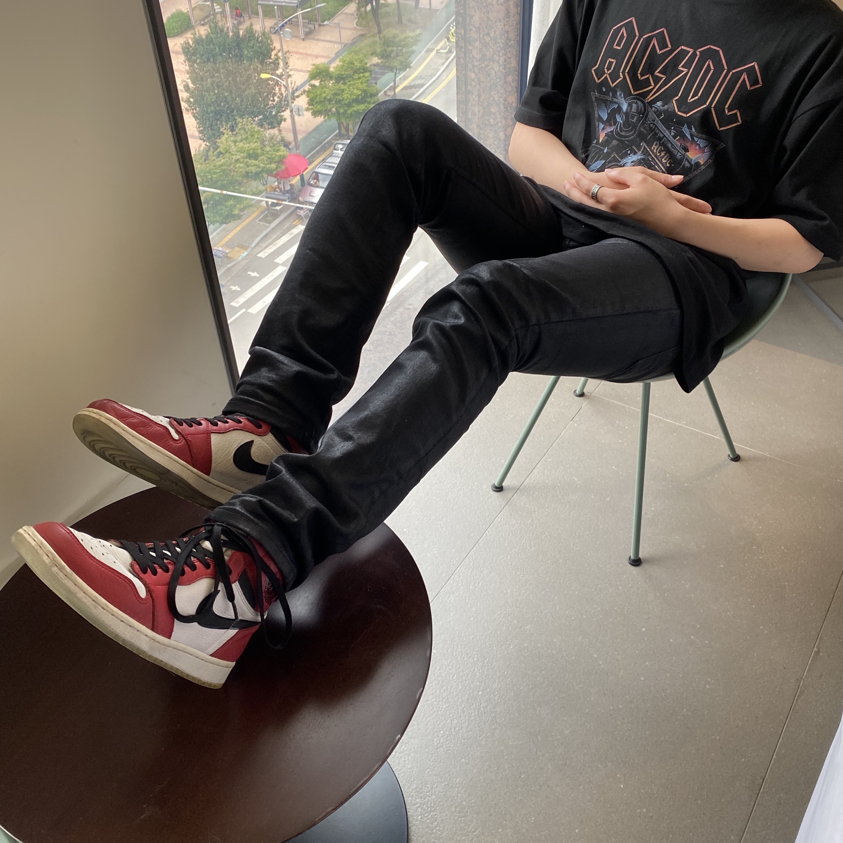 Jordan 1 Retro High Spider-Man Origin Story 착용 스타일