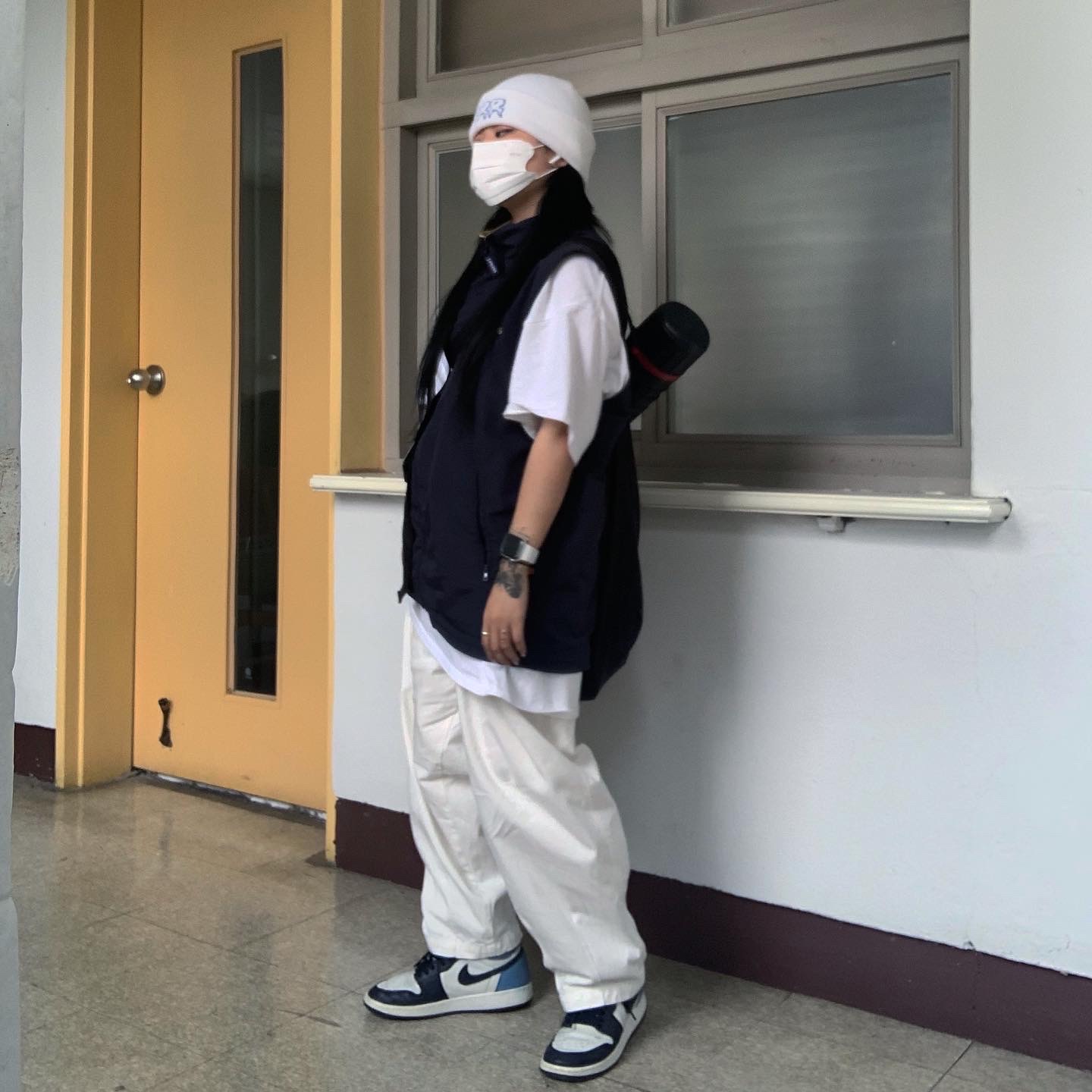 (GS) Jordan 1 Retro High Obsidian UNC 착용 스타일