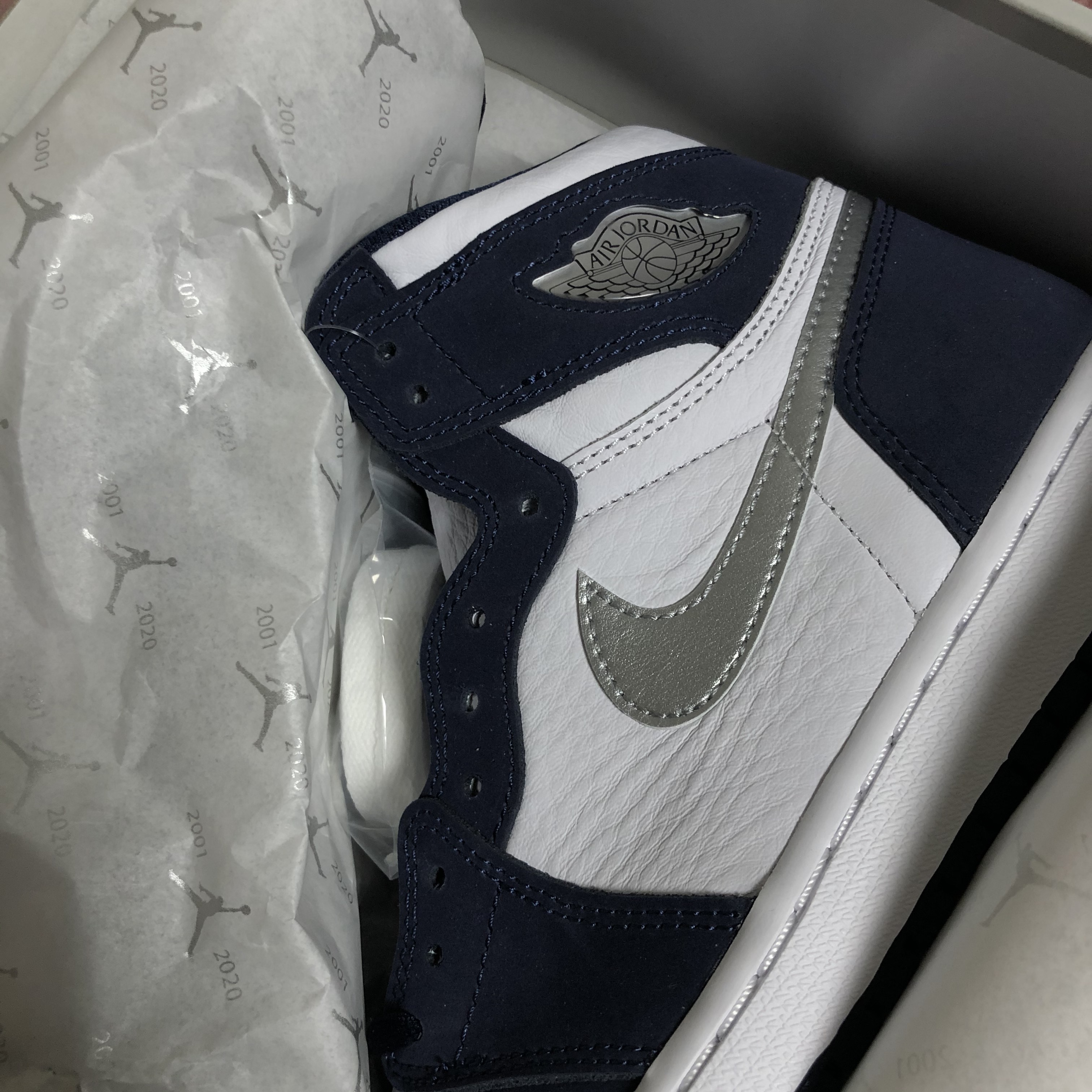 Jordan 1 Retro High OG CO.JP Midnight Navy 착용 스타일