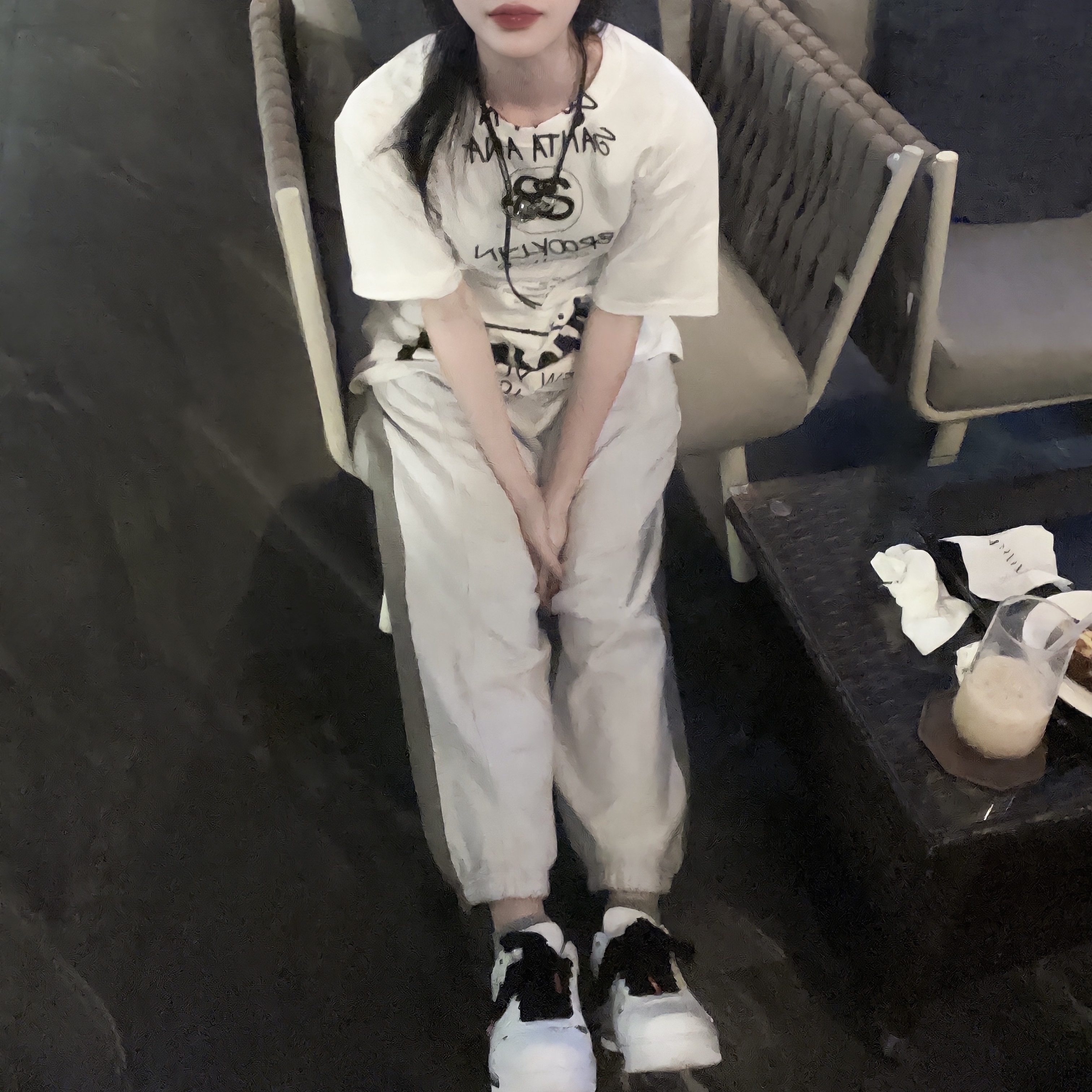 Stussy x Takahiromiyashita The Soloist 40 WT T-Shirt, Nike x Peaceminusone Air Force 1 Low Para-Noise 2.0 착용 스타일