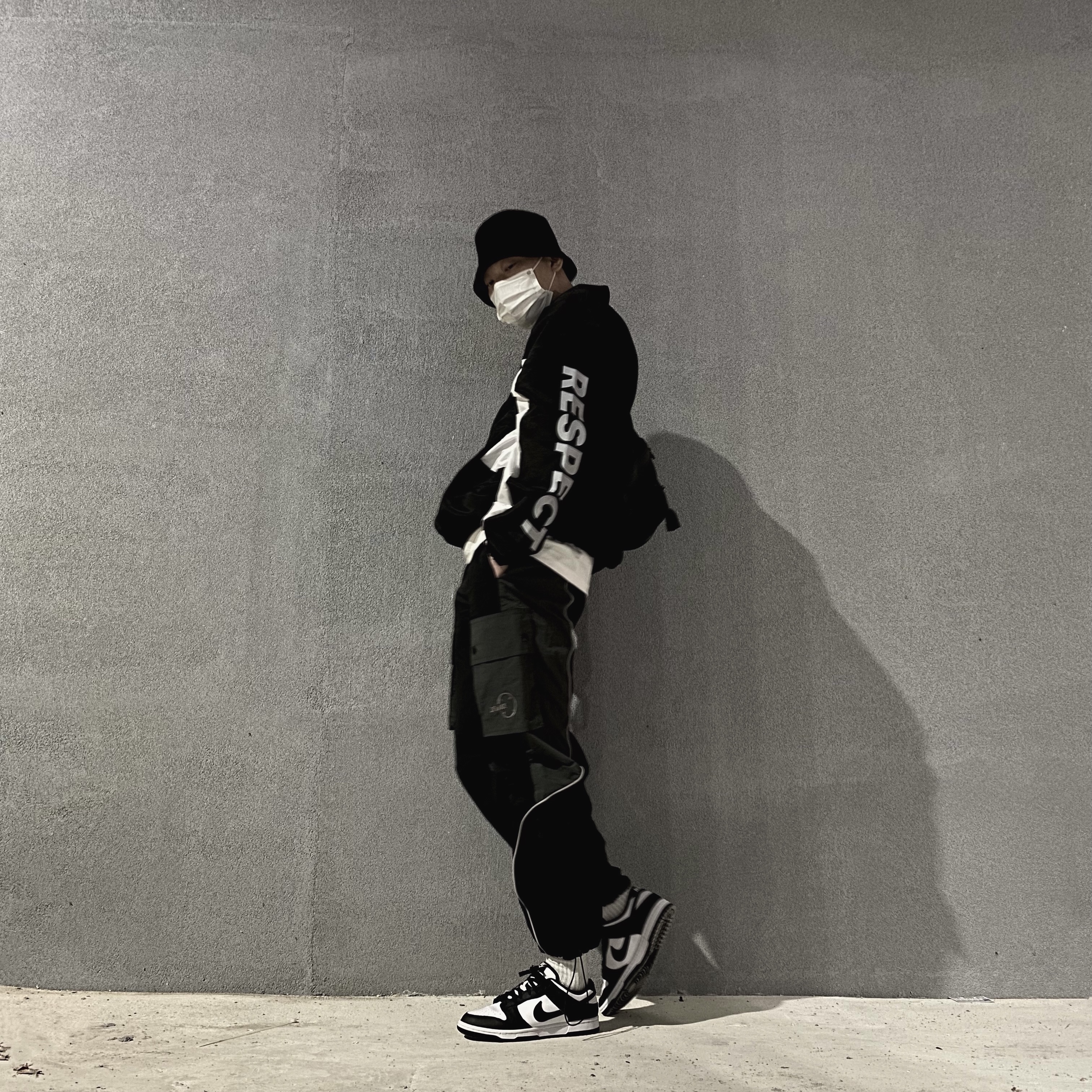 Nike Dunk Low Retro Black 착용 스타일