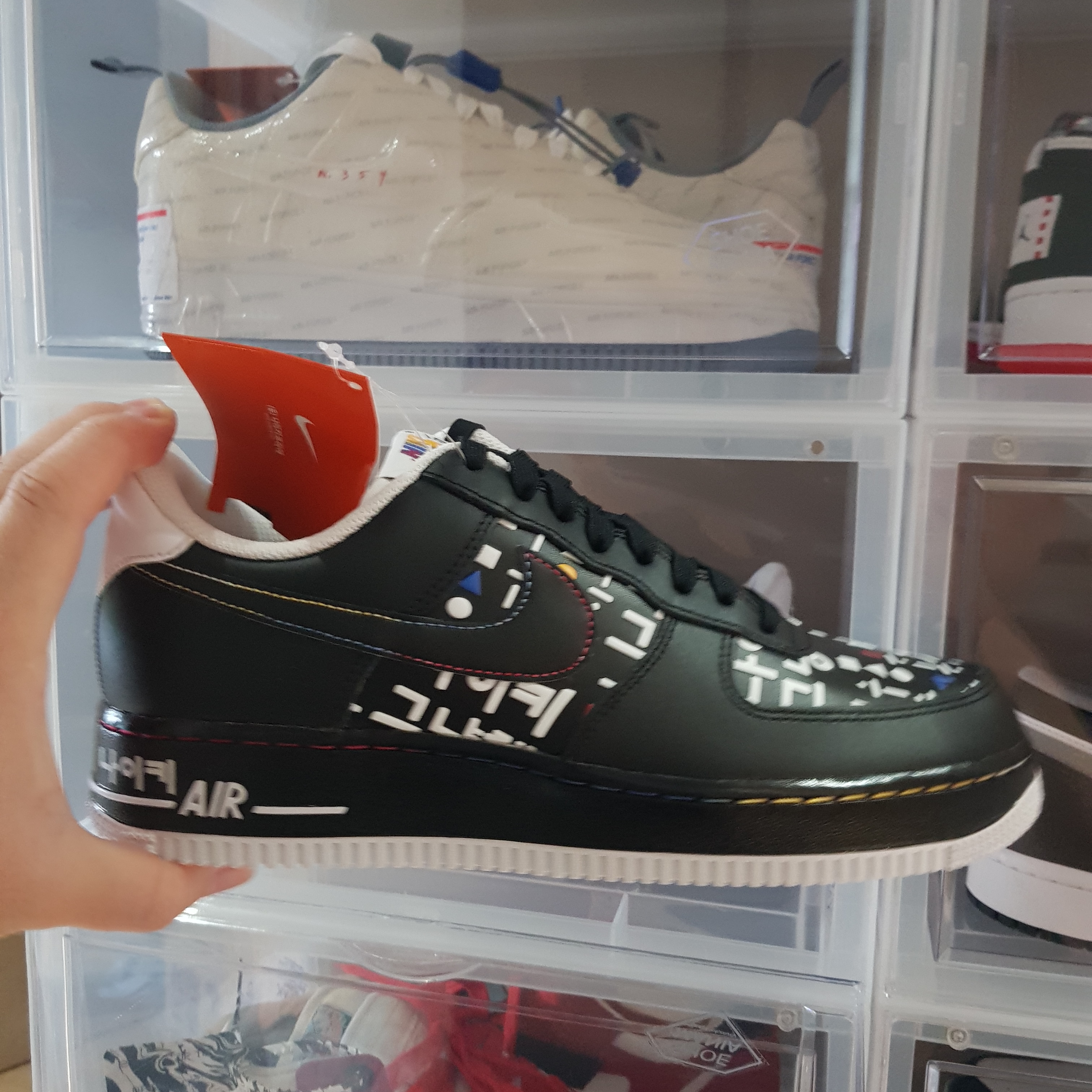 Nike Air Force 1 '07 LV8 Hangul Day 착용 스타일