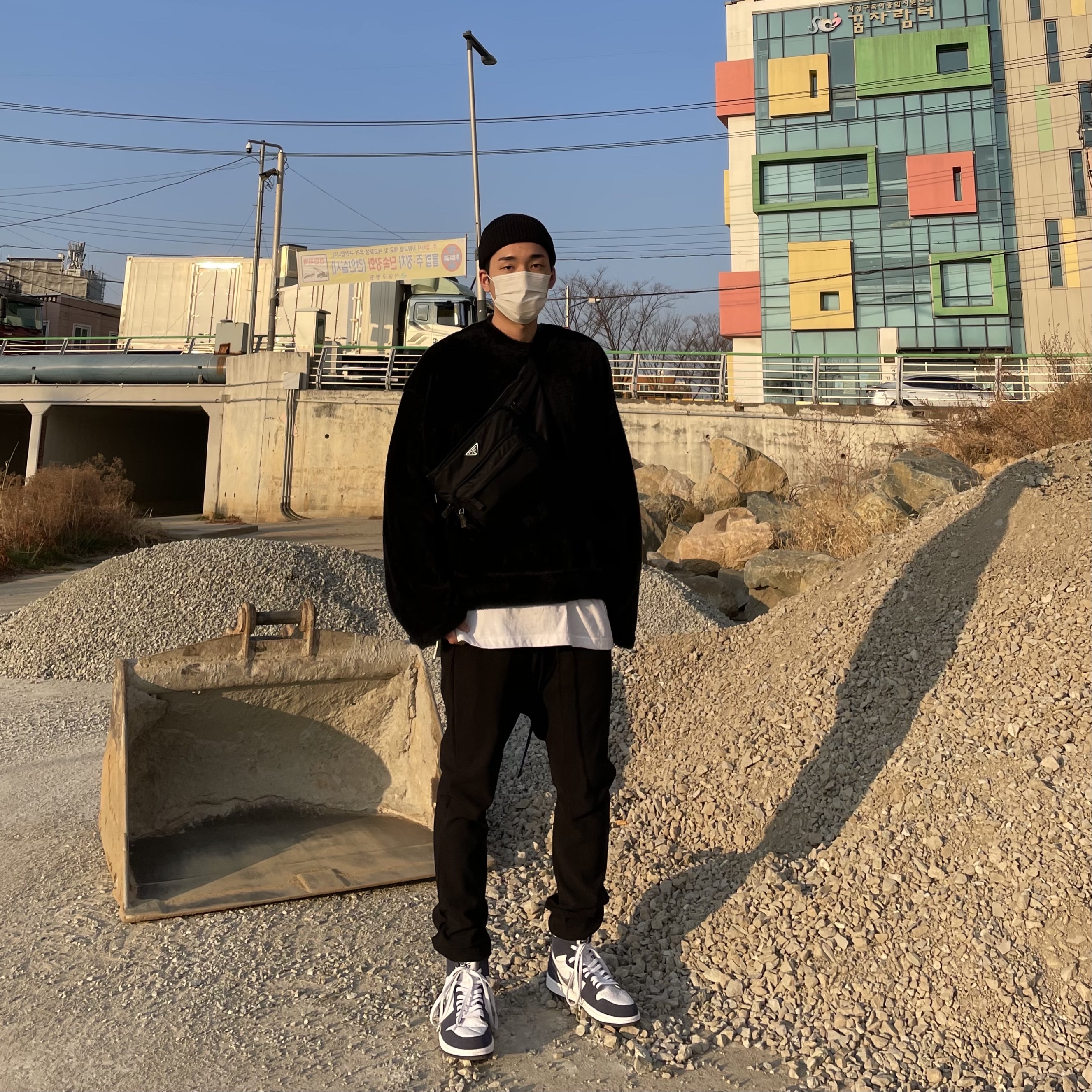 Jordan 1 Retro High OG CO.JP Midnight Navy 착용 스타일