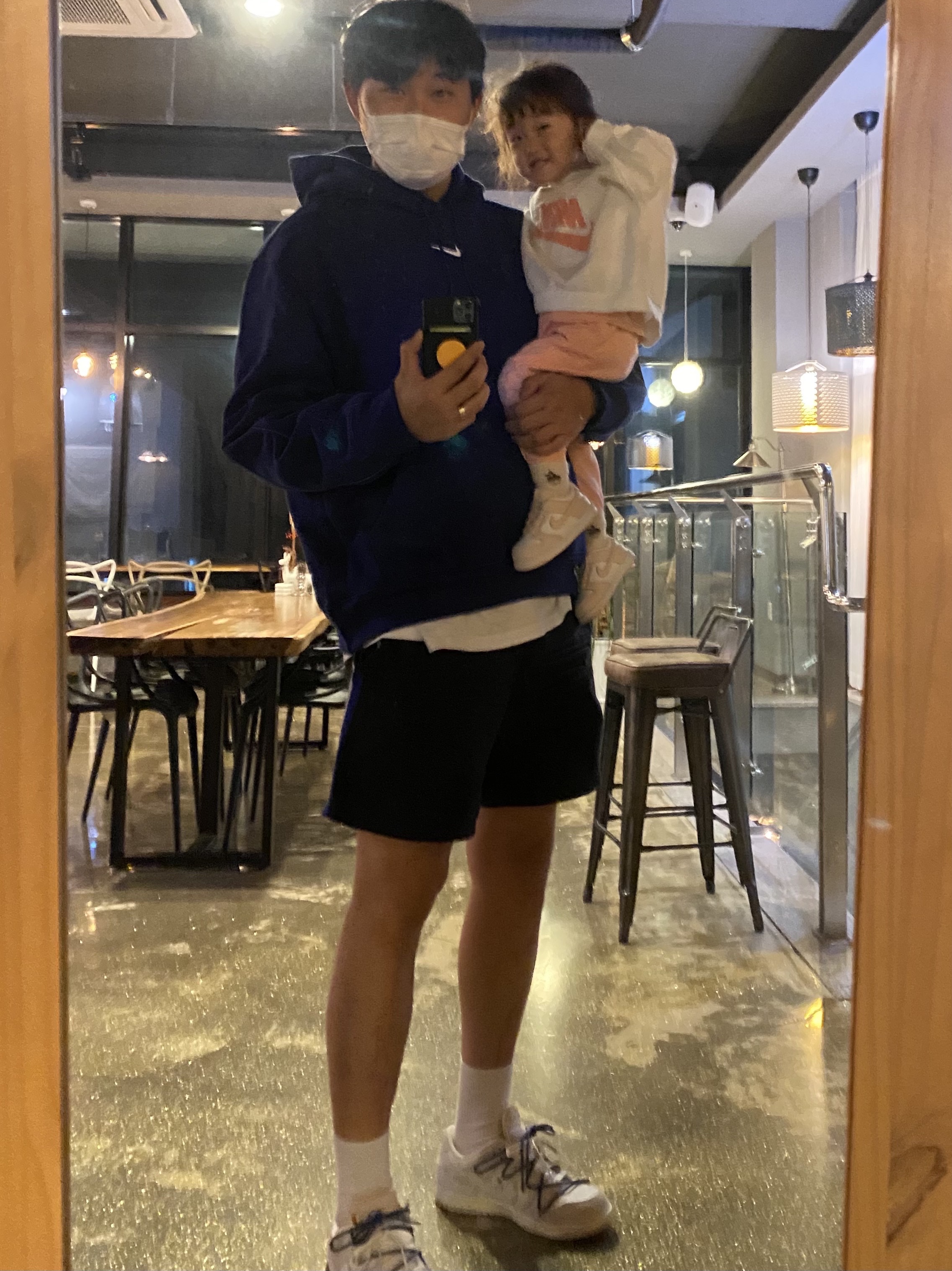 Nike x Drake Nocta Cardinal Stock Essential Hoodie Navy - Asia, Nike x Off-White Dunk Low The 50 - Lot 18 착용 스타일 - 1