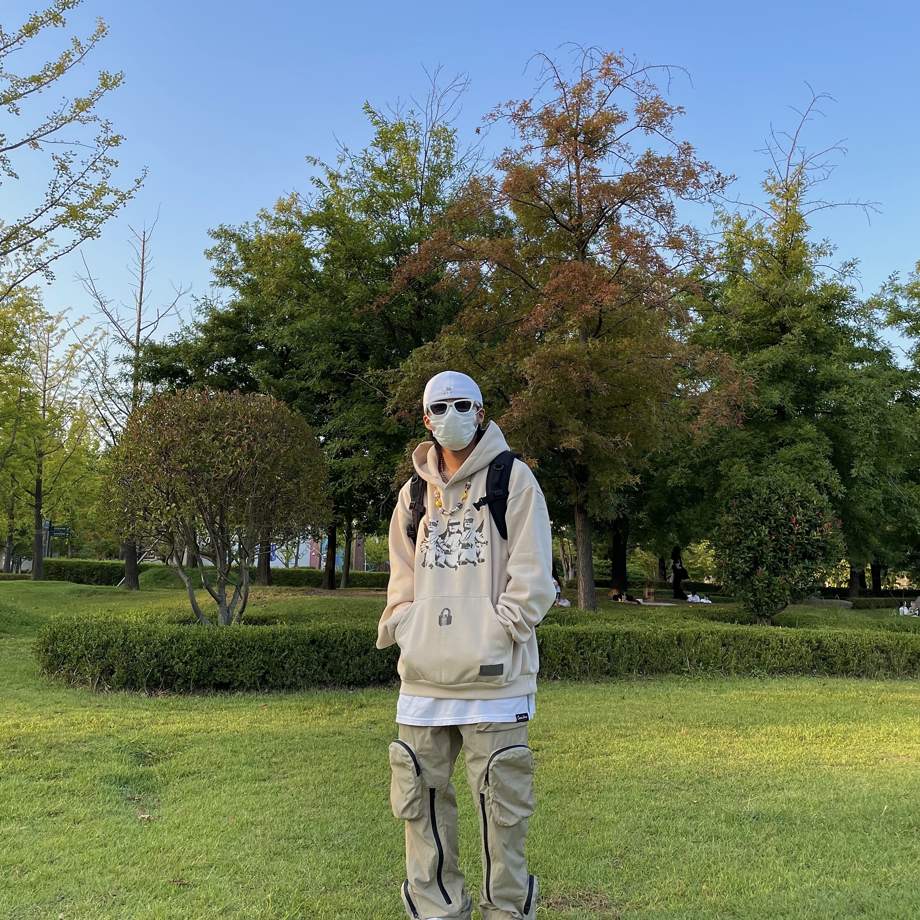 Nike Air Force 1 '07 Low White, Supreme Backpack Black - 18FW 착용 스타일 - 3