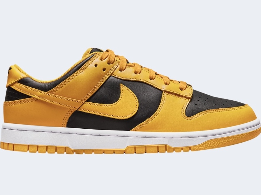 Nike Dunk Low Retro Championship Goldenrod 착용 스타일 - 2