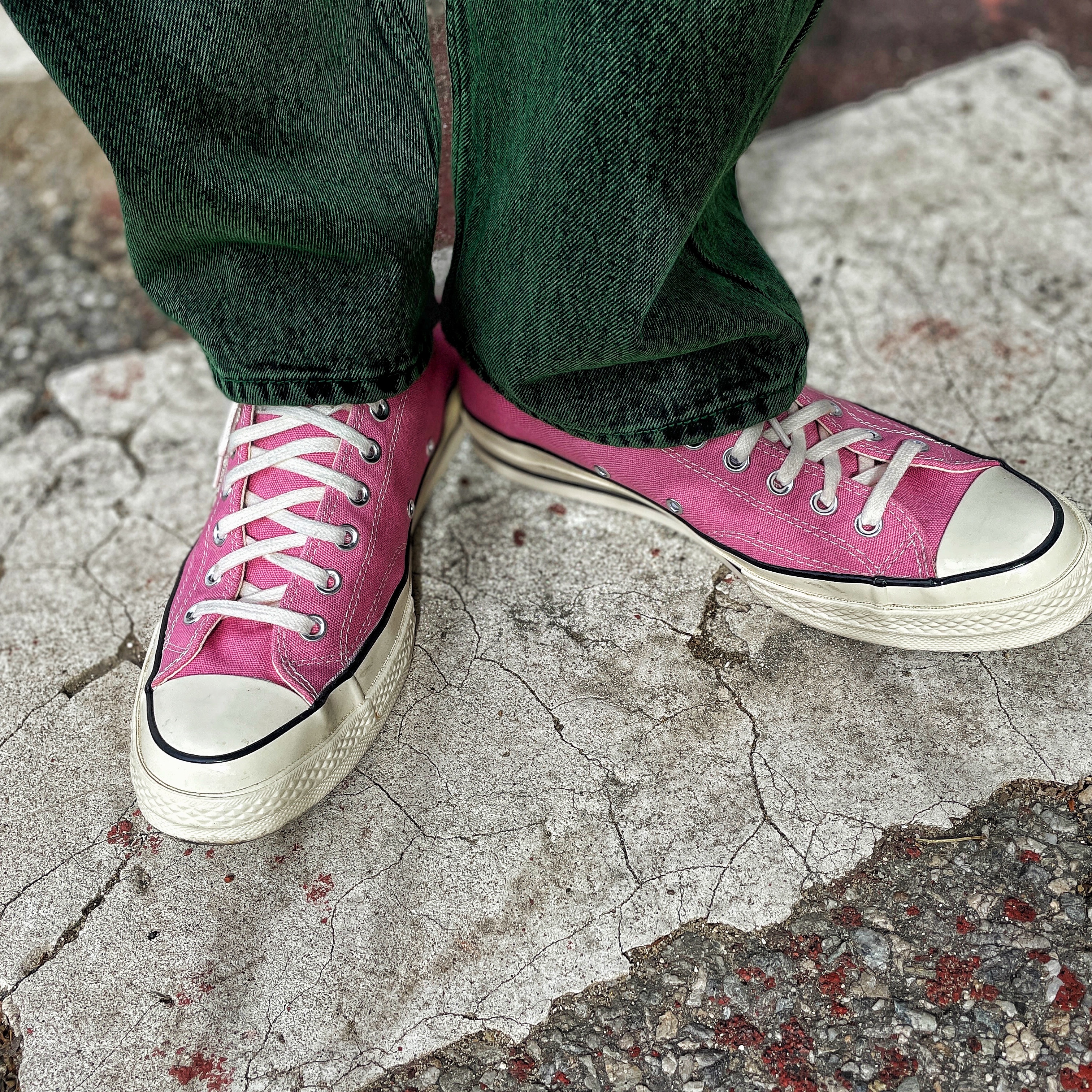 Converse Chuck Taylor All Star Ox Peony Pink 착용 스타일 - 2