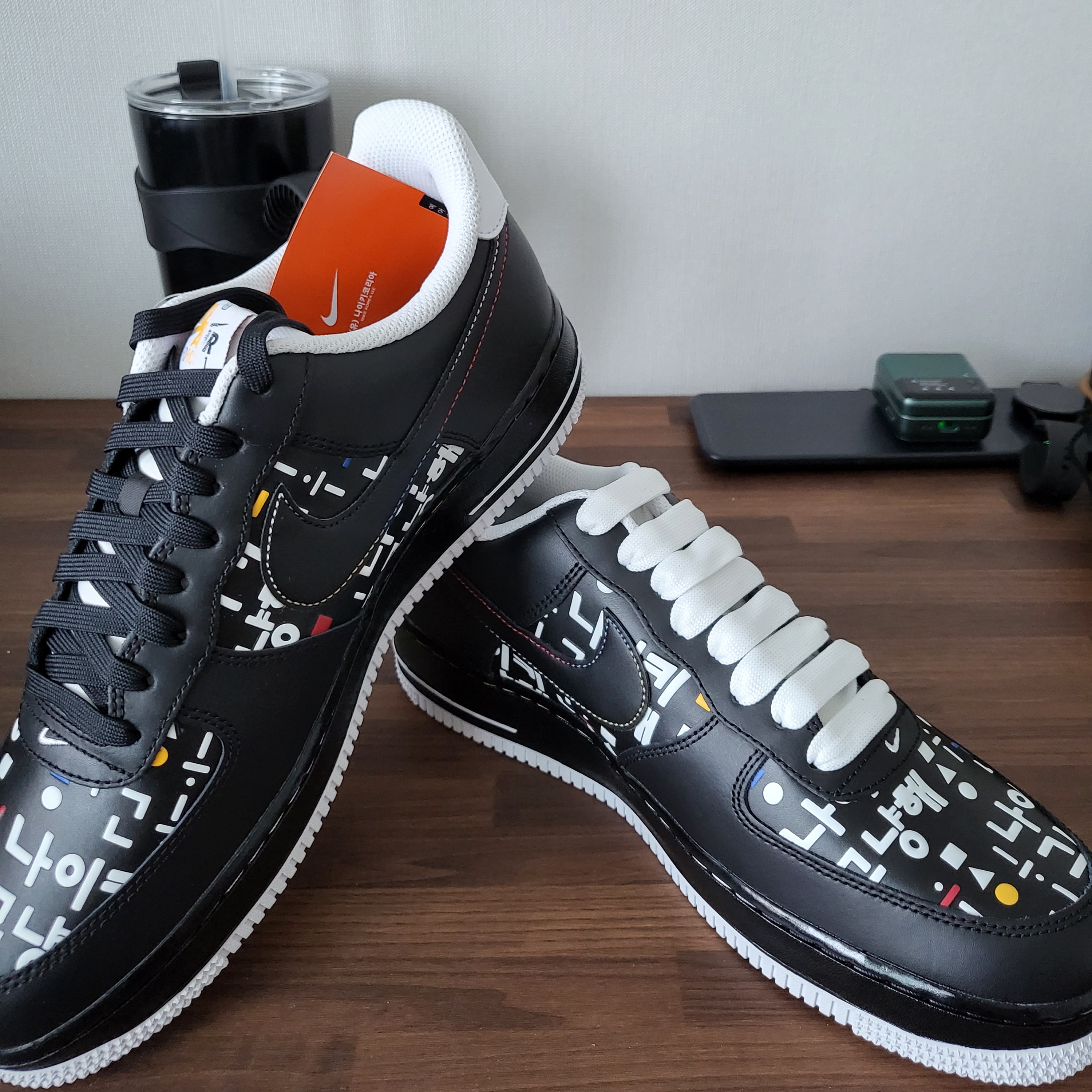 Nike Air Force 1 '07 LV8 Hangul Day 착용 스타일